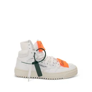 3.0 Off Court Leather Sneakers in White/Orange