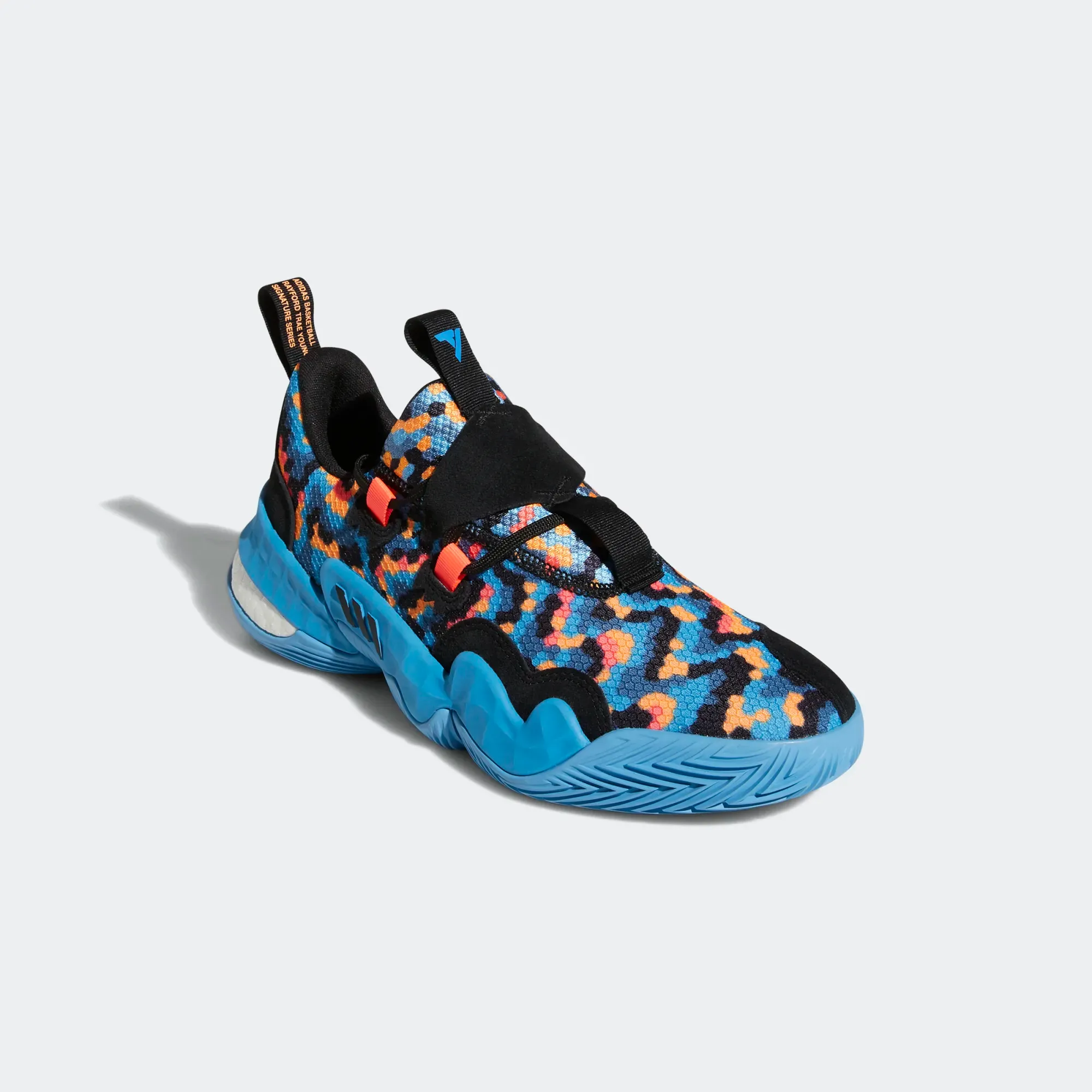 Adidas Men's Trae Young 1 Shoes - Core Black / Sky Rush