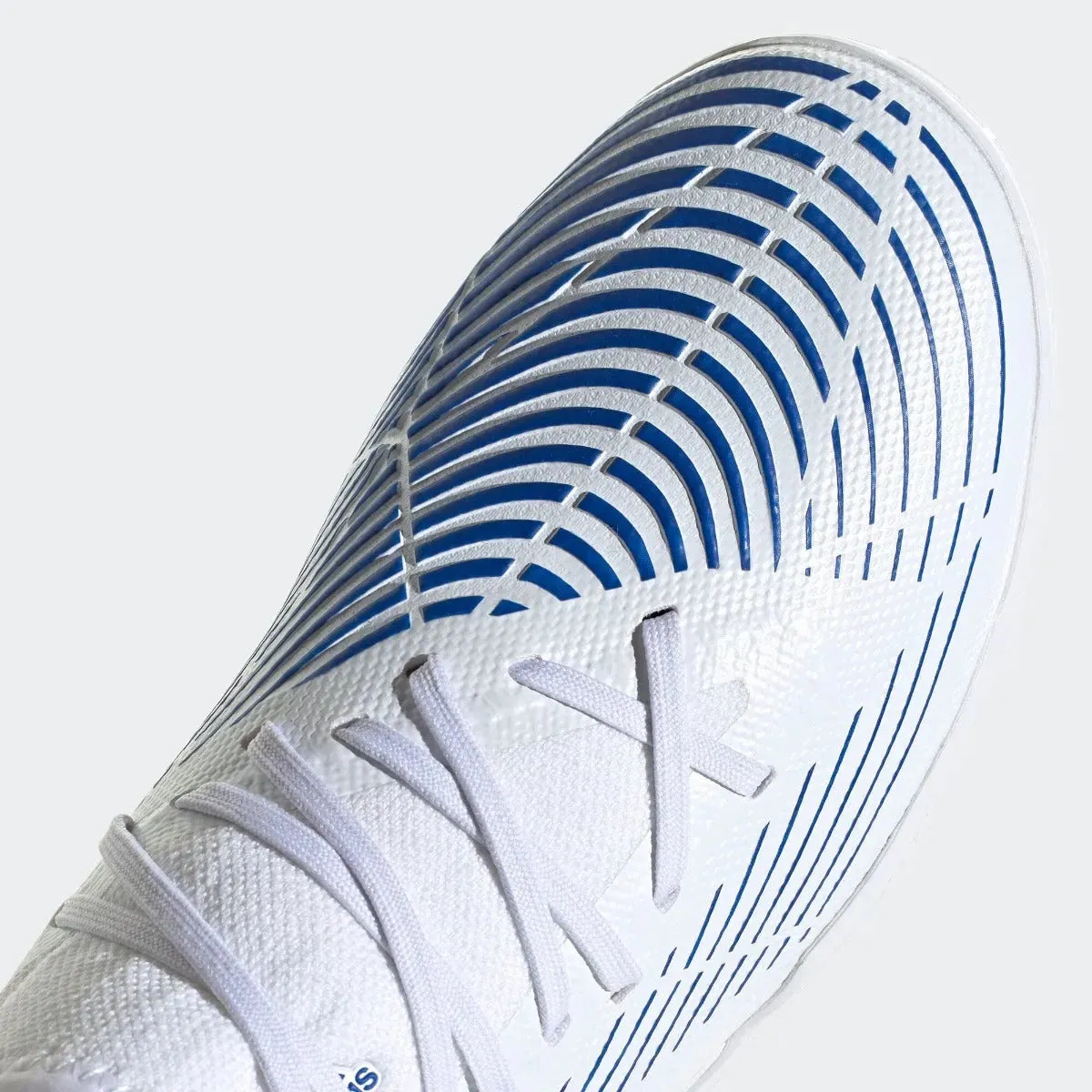 adidas Predator Edge .3 Indoor- White-Hi Res Blue