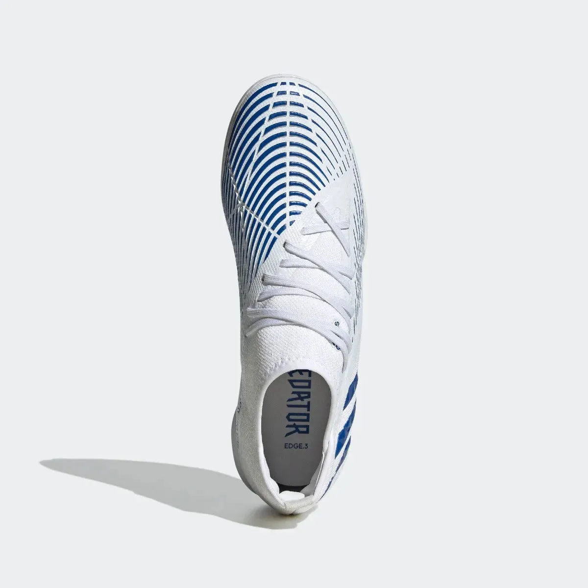 adidas Predator Edge .3 Indoor- White-Hi Res Blue