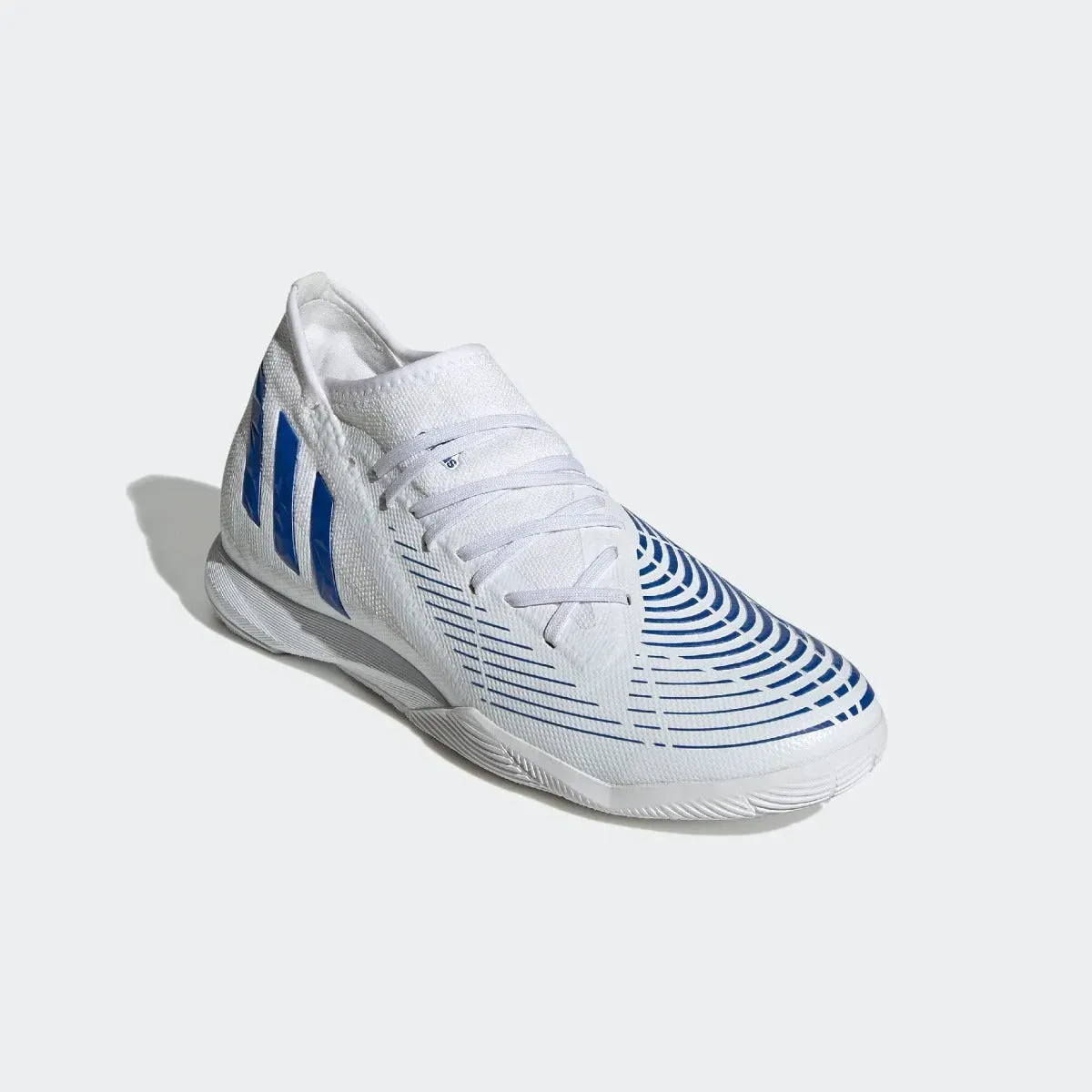 adidas Predator Edge .3 Indoor- White-Hi Res Blue