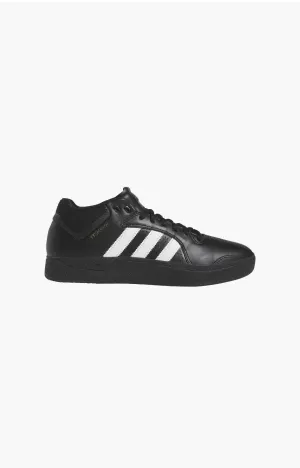 Adidas Tyshawn Remastered Shoe, Core Black/Cloud White/Gold Metallic