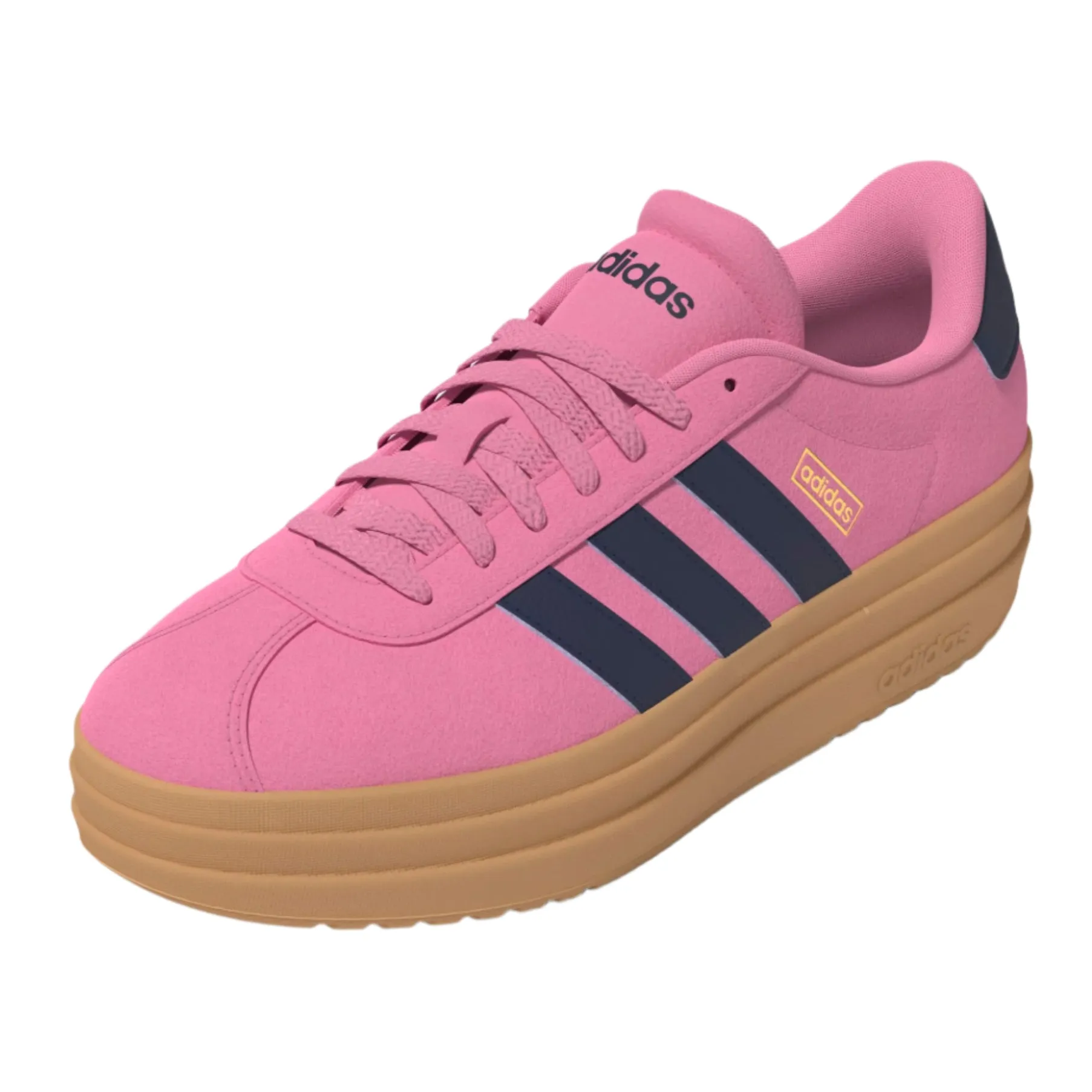 Adidas Womens Trainer VL Court Bold Pink/Dark Blue/Gold