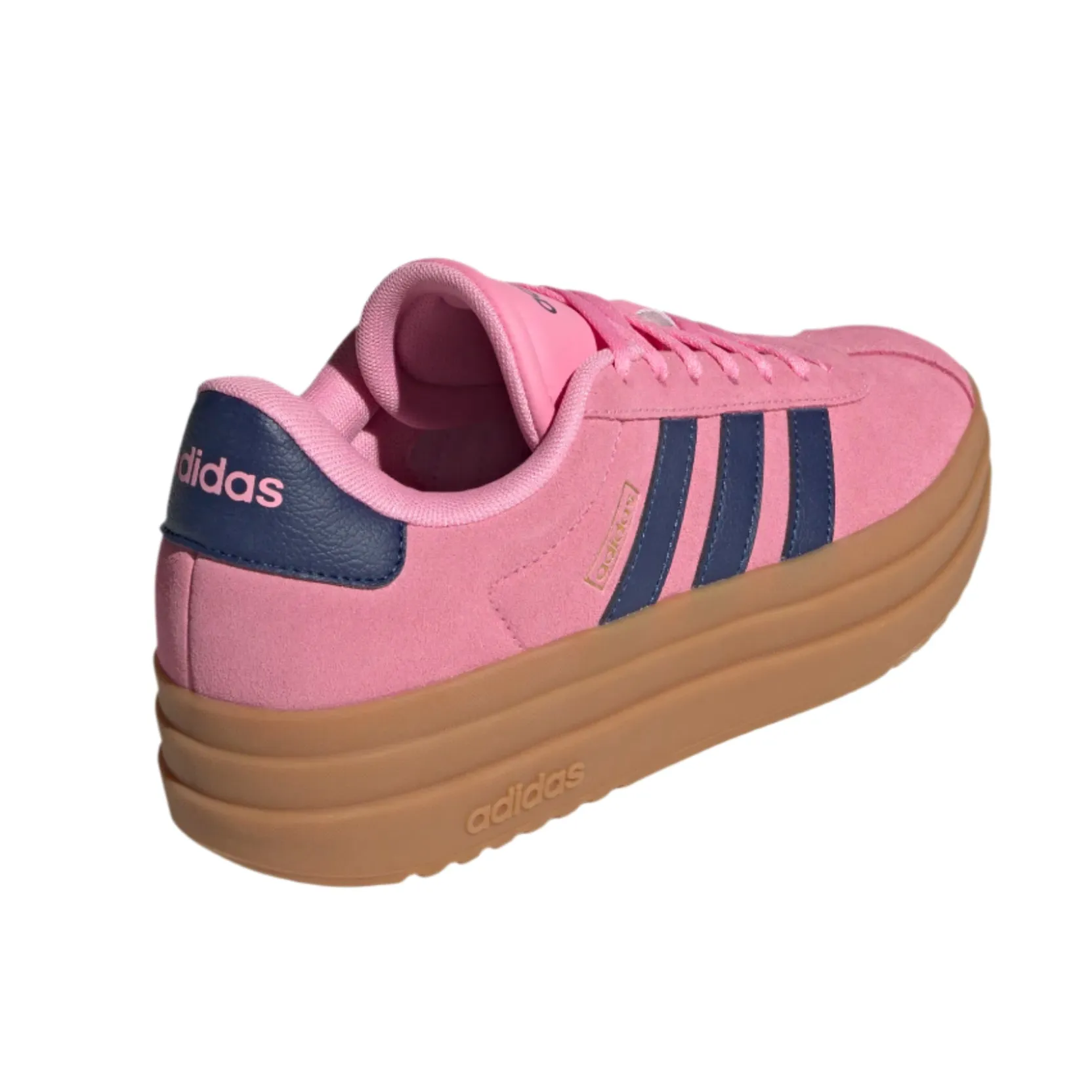 Adidas Womens Trainer VL Court Bold Pink/Dark Blue/Gold