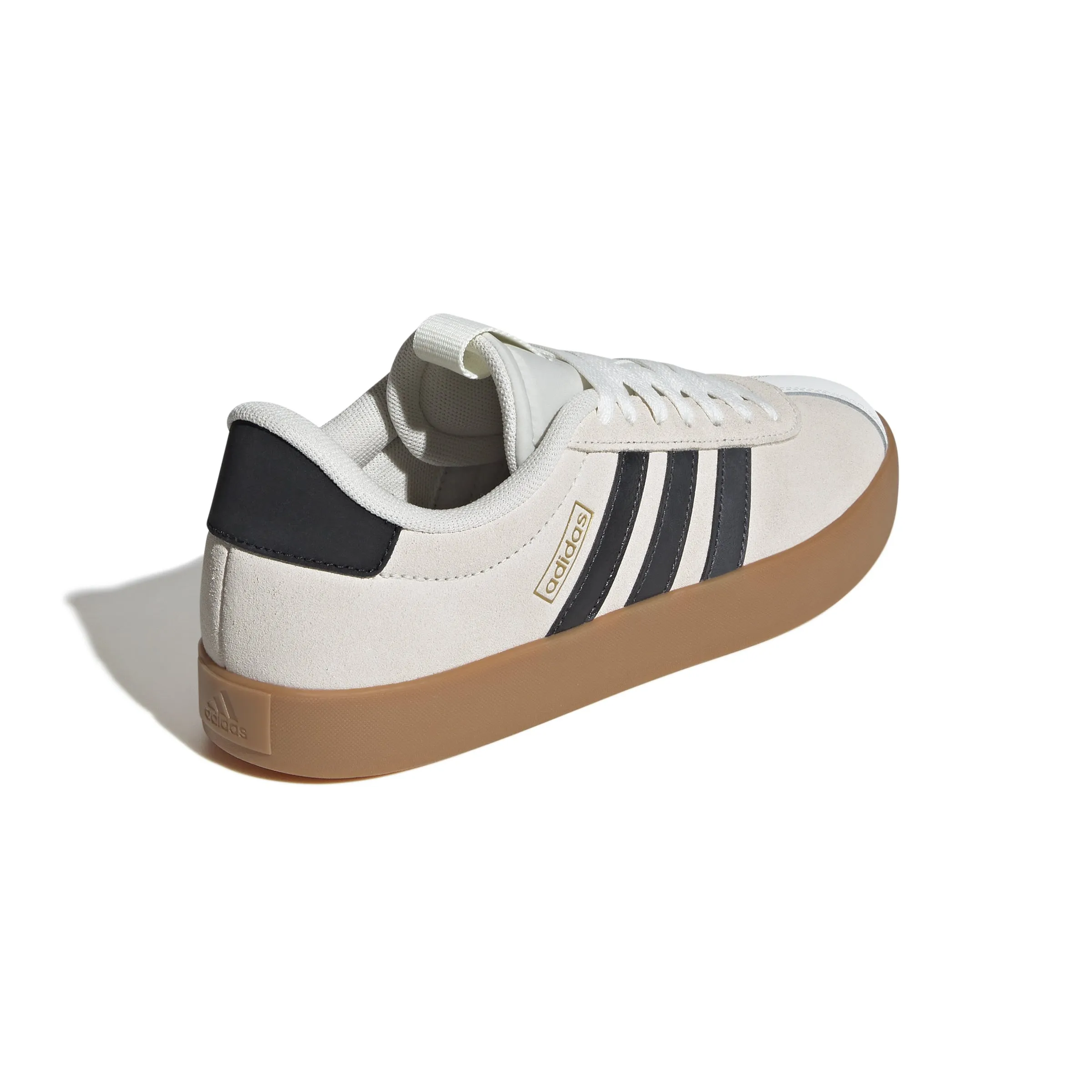 Adidas Womens VL Court 3.0 Shoes - Off White/Grey Six/Gold Metallic