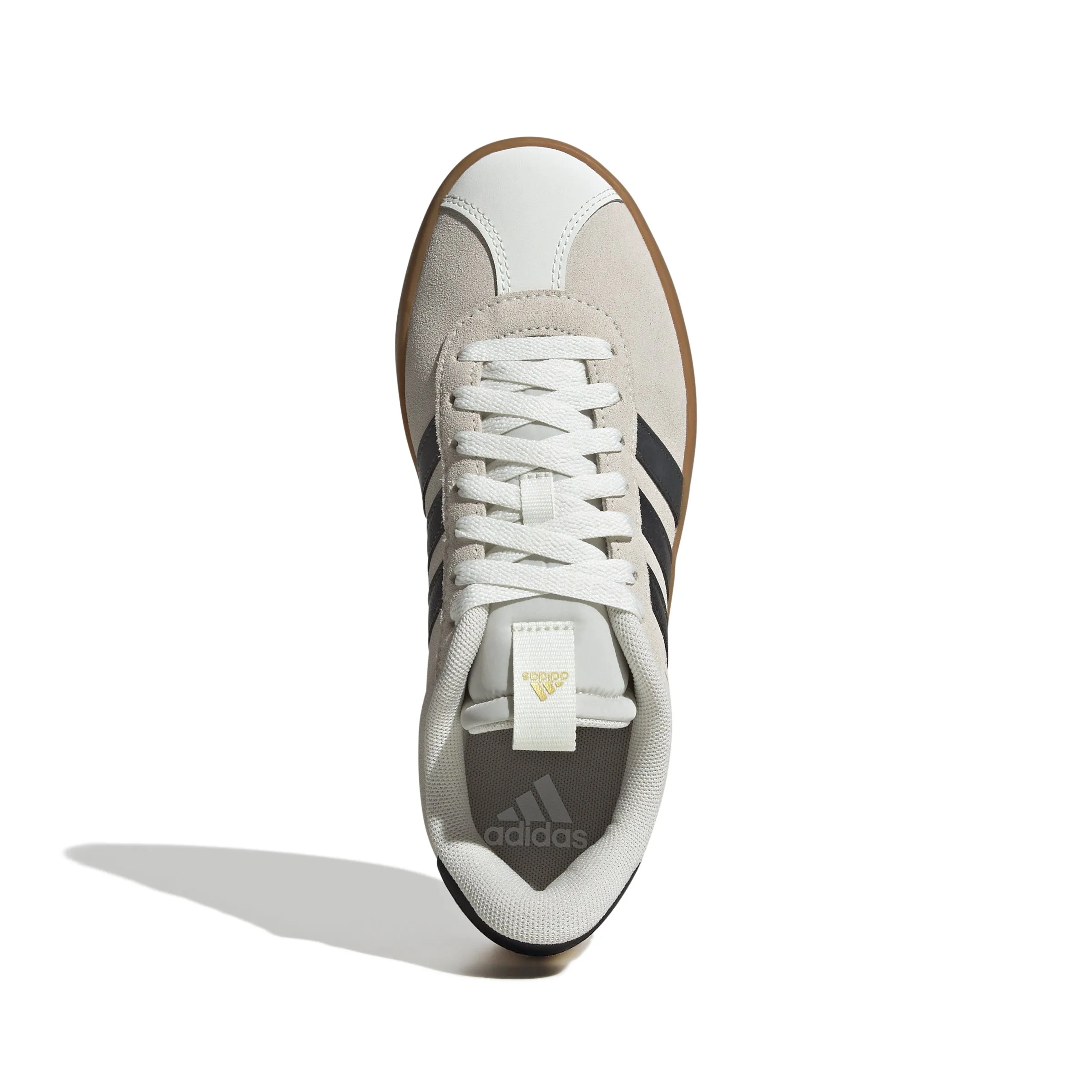 Adidas Womens VL Court 3.0 Shoes - Off White/Grey Six/Gold Metallic