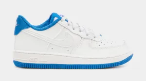 Air Force 1 Essentials Preschool Lifestyle Shoes (White/Blue)