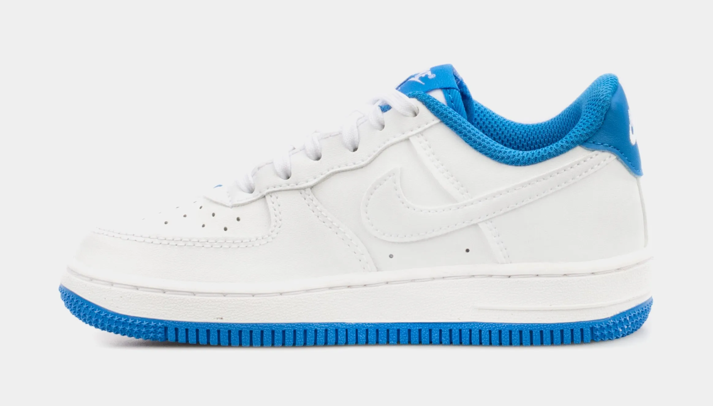 Air Force 1 Essentials Preschool Lifestyle Shoes (White/Blue)