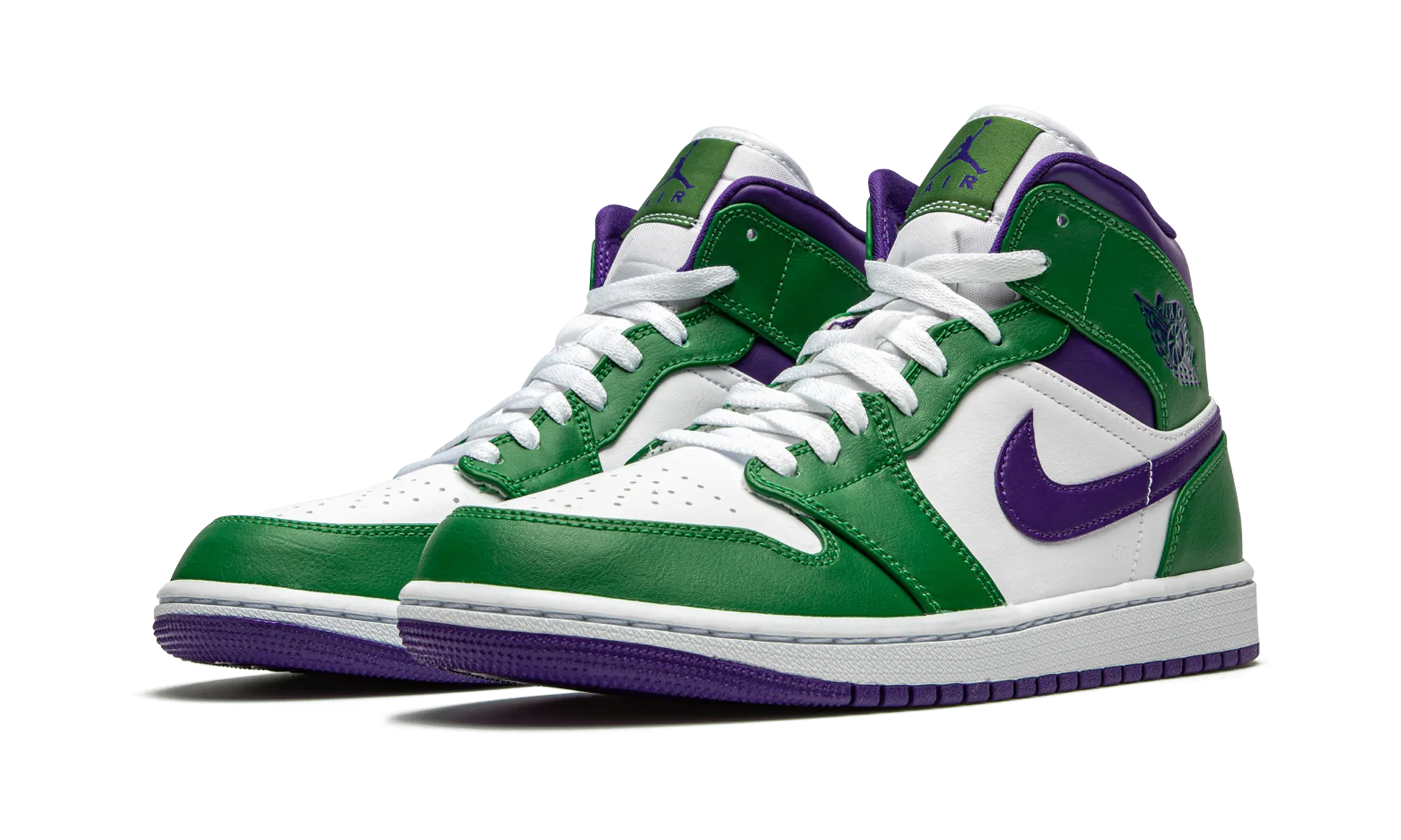 Air Jordan 1 Mid  “Aloe Verde/Court Purple”