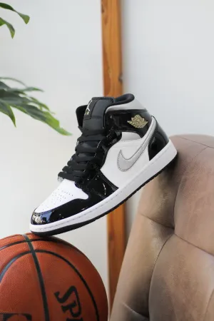 AIR JORDAN 1 MID SE "METALLIC SILVER"