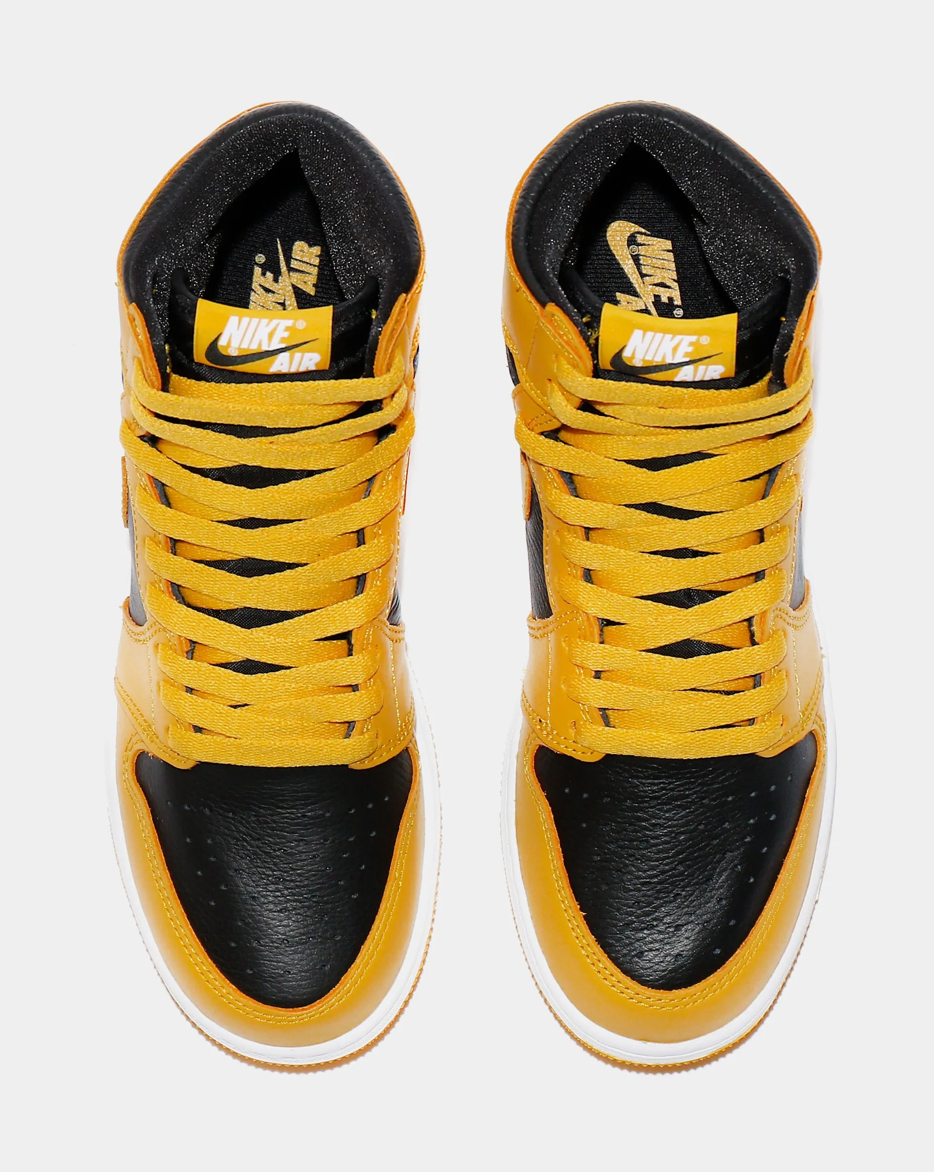 Air Jordan 1 Retro High OG Pollen Grade School Lifestyle Shoe (Pollen/Black/White)