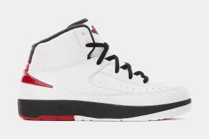 Air Jordan 2 Retro Chicago Preschool Lifestyle Shoes (White/Red)