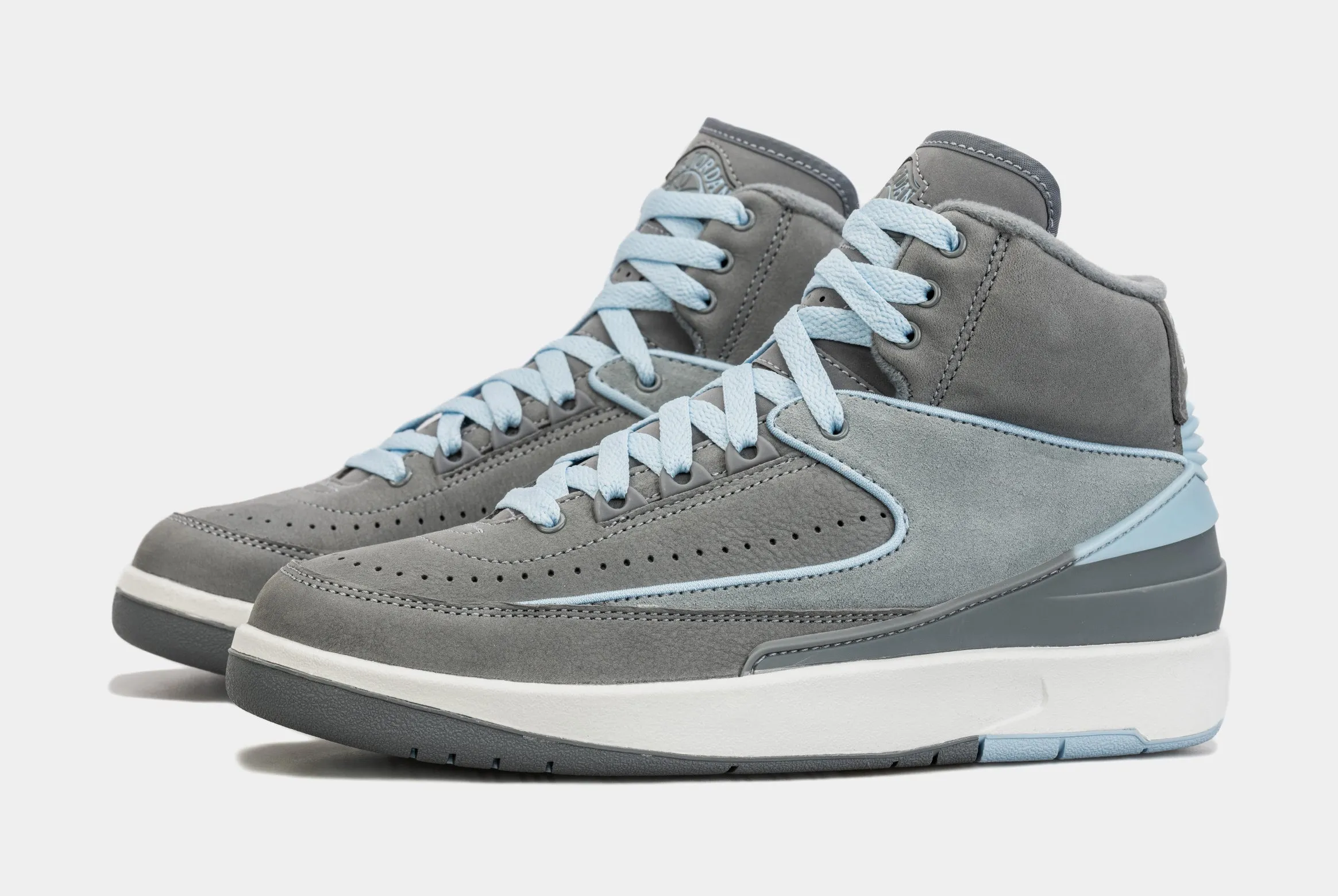 Air Jordan 2 Retro Cool Grey Womens Lifestyle Shoes (Grey/Blue)