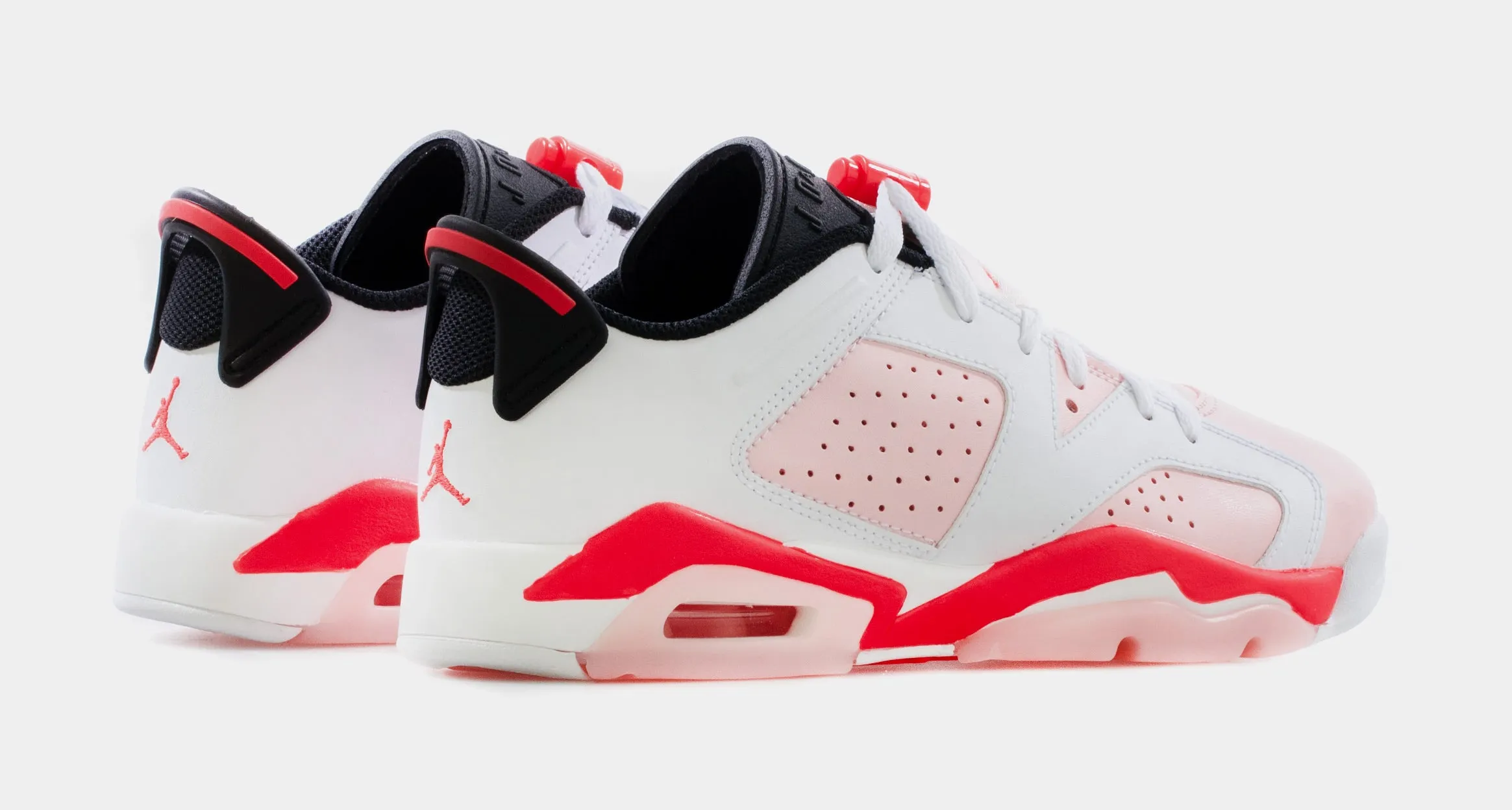 Air Jordan 6 Low Atmosphere Grade School Lifestyle Shoes (White/Pink) Free Shipping