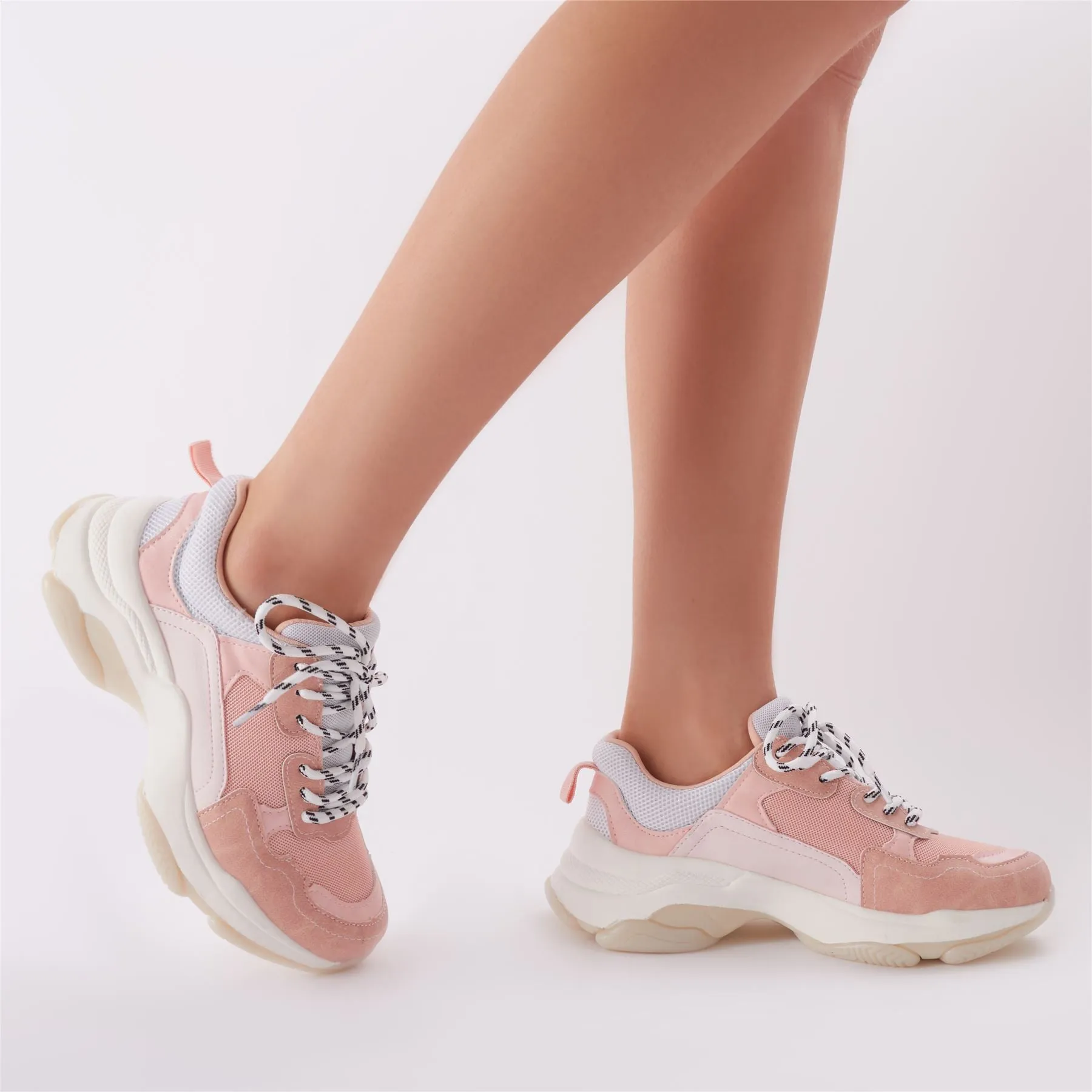 Amfo Chunky Trainers in Pink