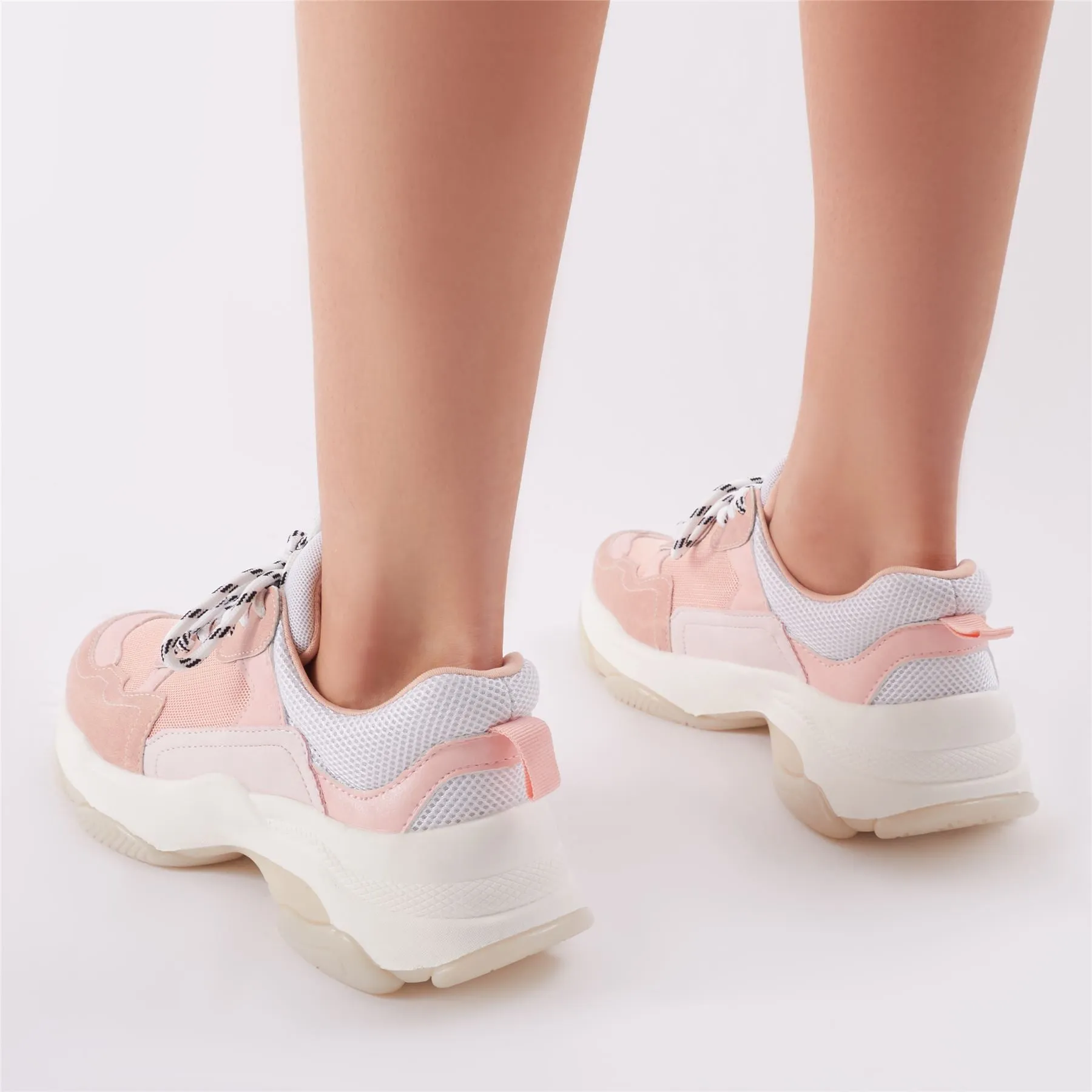 Amfo Chunky Trainers in Pink