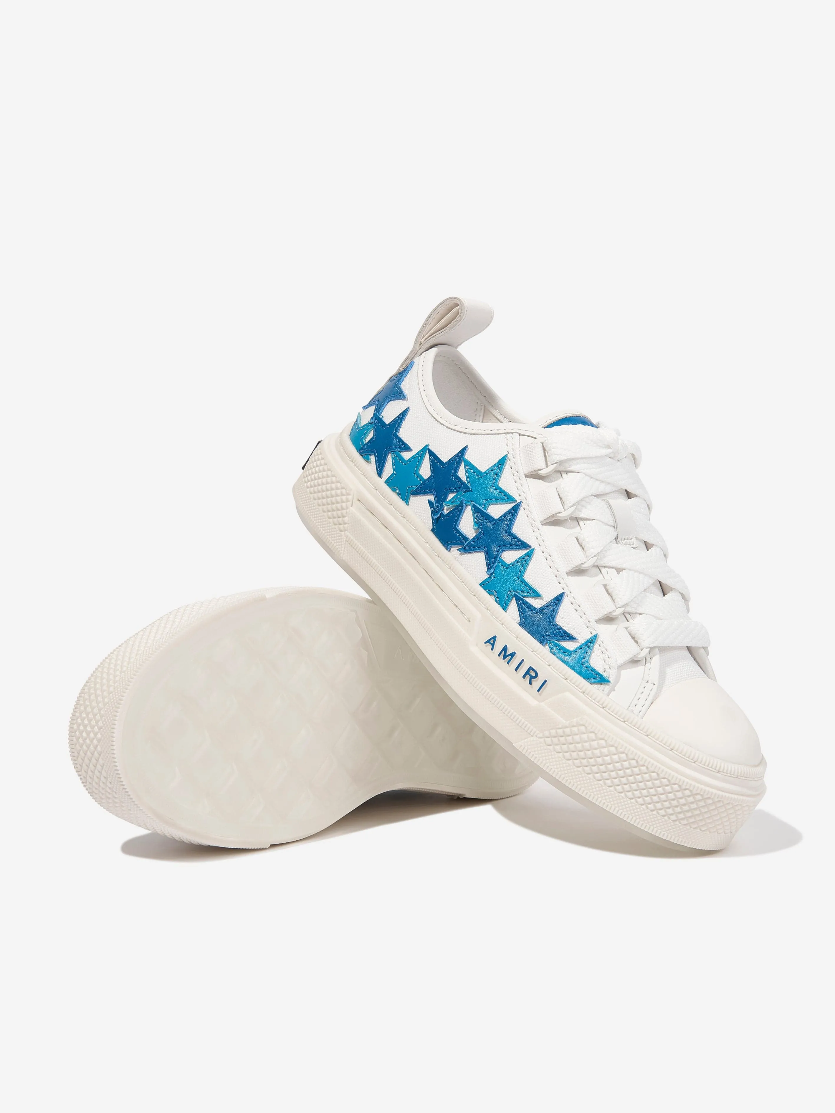 Amiri Kids Star Court Low Trainers in White