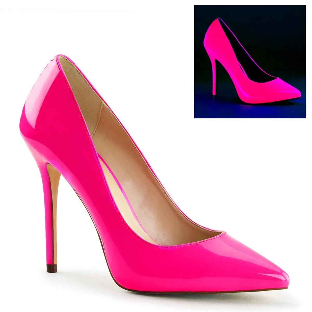 AMUSE-20 Neon Fuchsia Patent