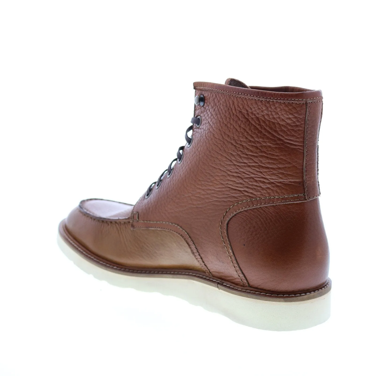 Andrew Marc Ashford AMASHFL-2274 Mens Brown Leather Casual Dress Boots