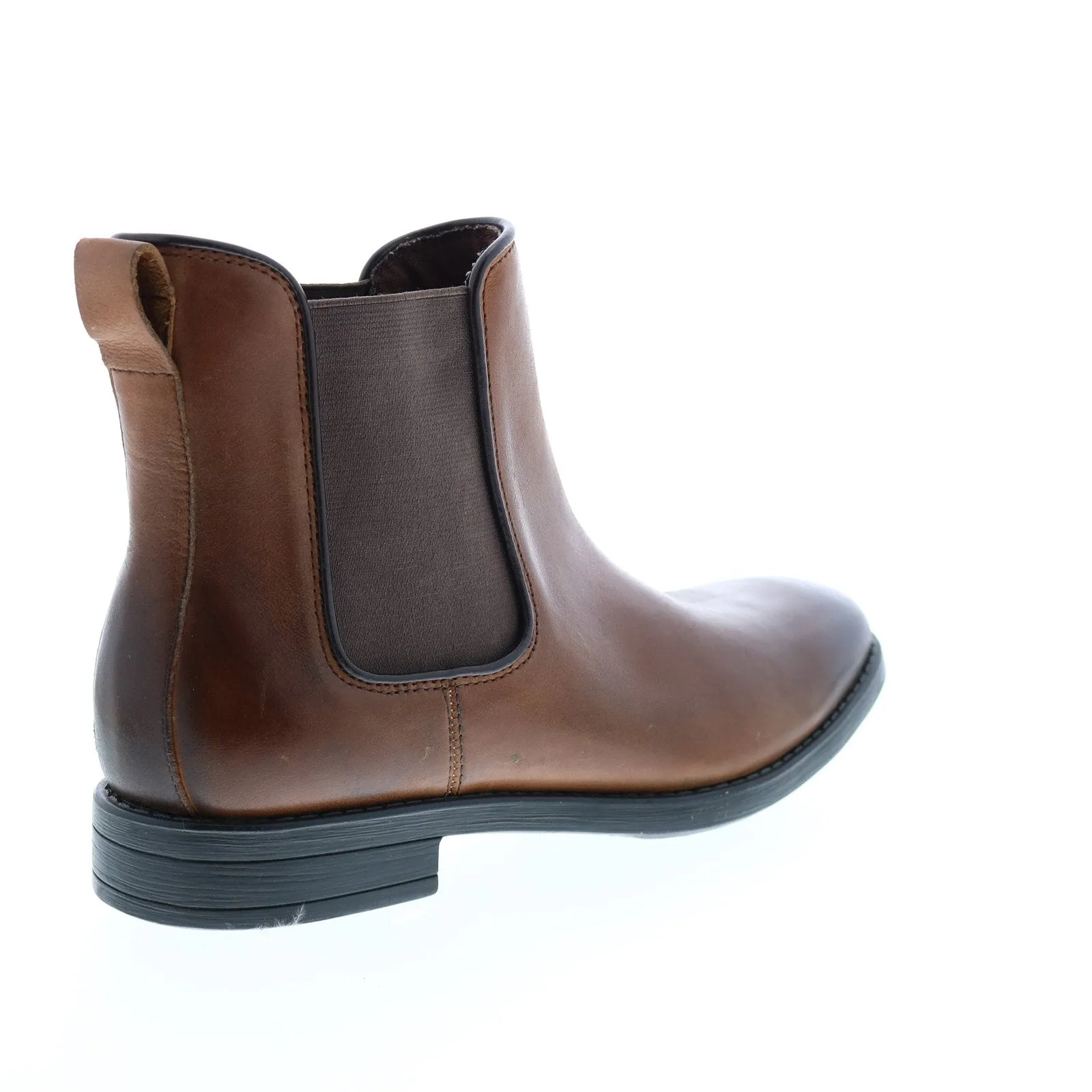 Andrew Marc Bennett NYBENETL-2403 Mens Brown Leather Chelsea Boots