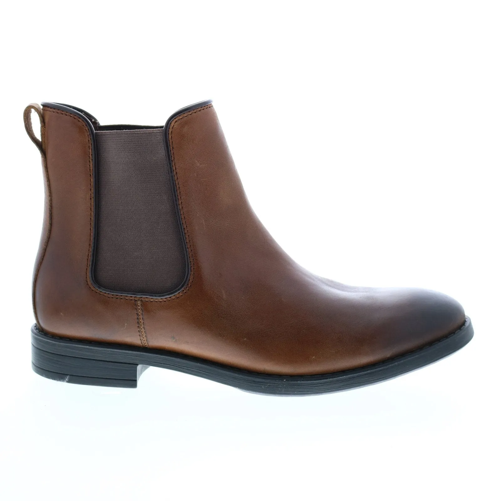 Andrew Marc Bennett NYBENETL-2403 Mens Brown Leather Chelsea Boots