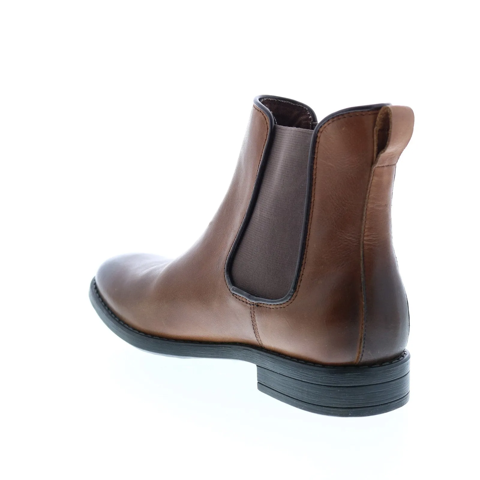 Andrew Marc Bennett NYBENETL-2403 Mens Brown Leather Chelsea Boots