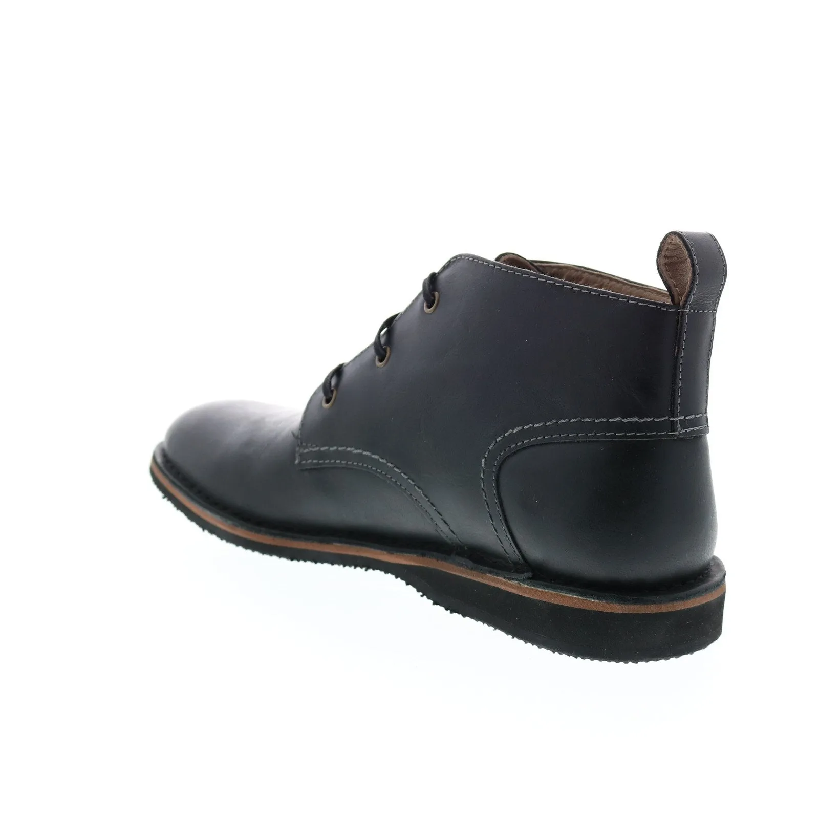 Andrew Marc Dorchester Chukka AMDORCKL-001 Mens Black Leather Chukkas Boots