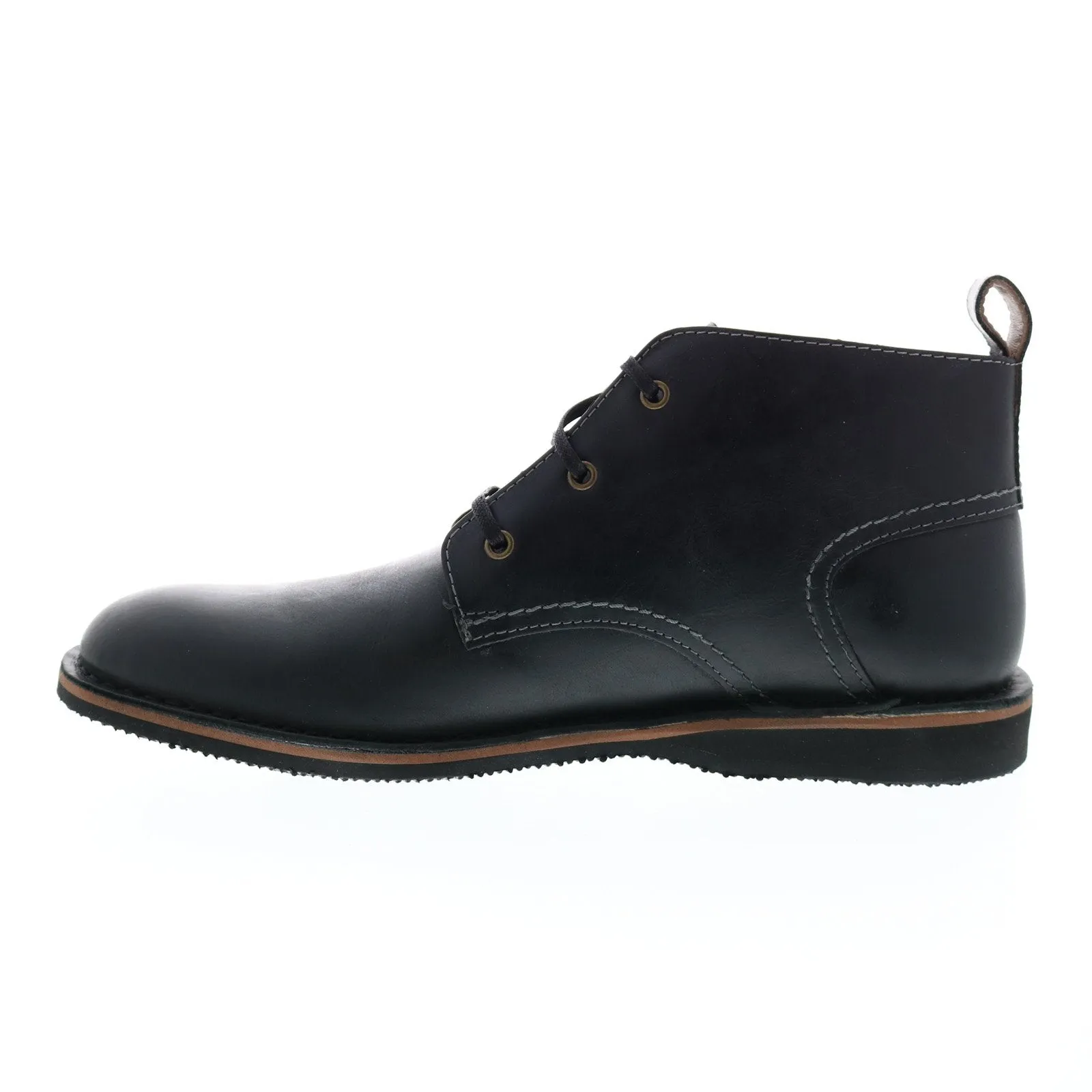 Andrew Marc Dorchester Chukka AMDORCKL-001 Mens Black Leather Chukkas Boots