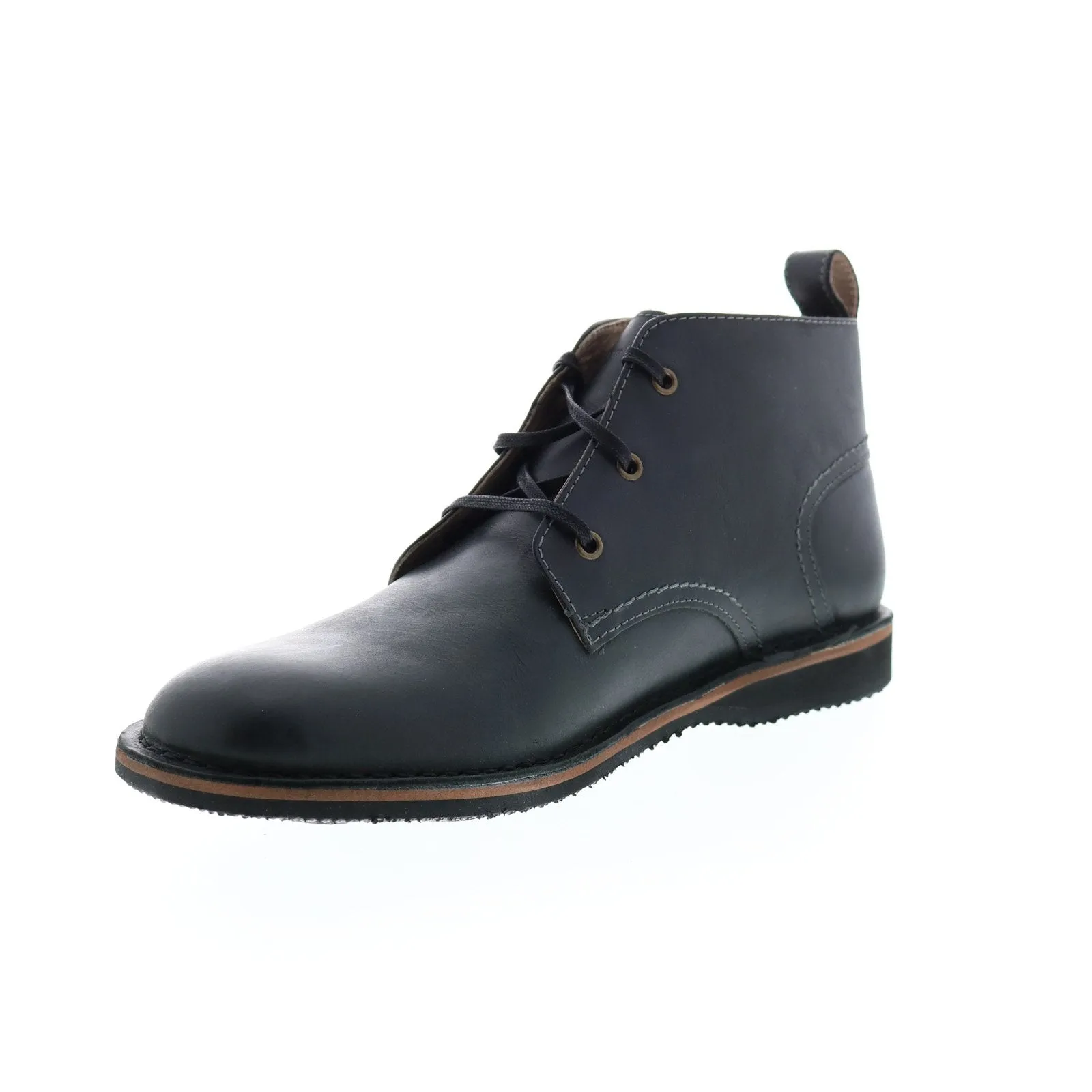 Andrew Marc Dorchester Chukka AMDORCKL-001 Mens Black Leather Chukkas Boots