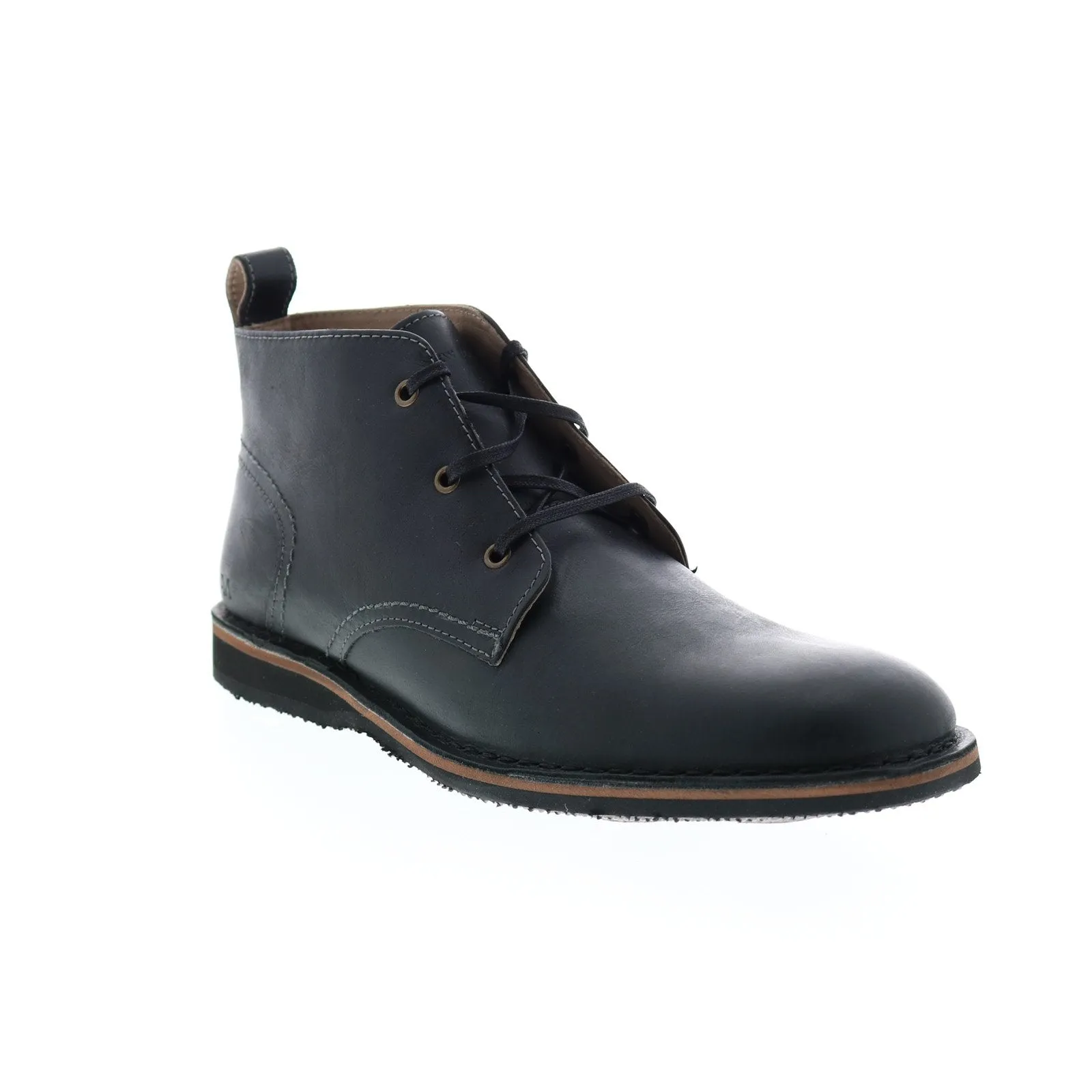 Andrew Marc Dorchester Chukka AMDORCKL-001 Mens Black Leather Chukkas Boots