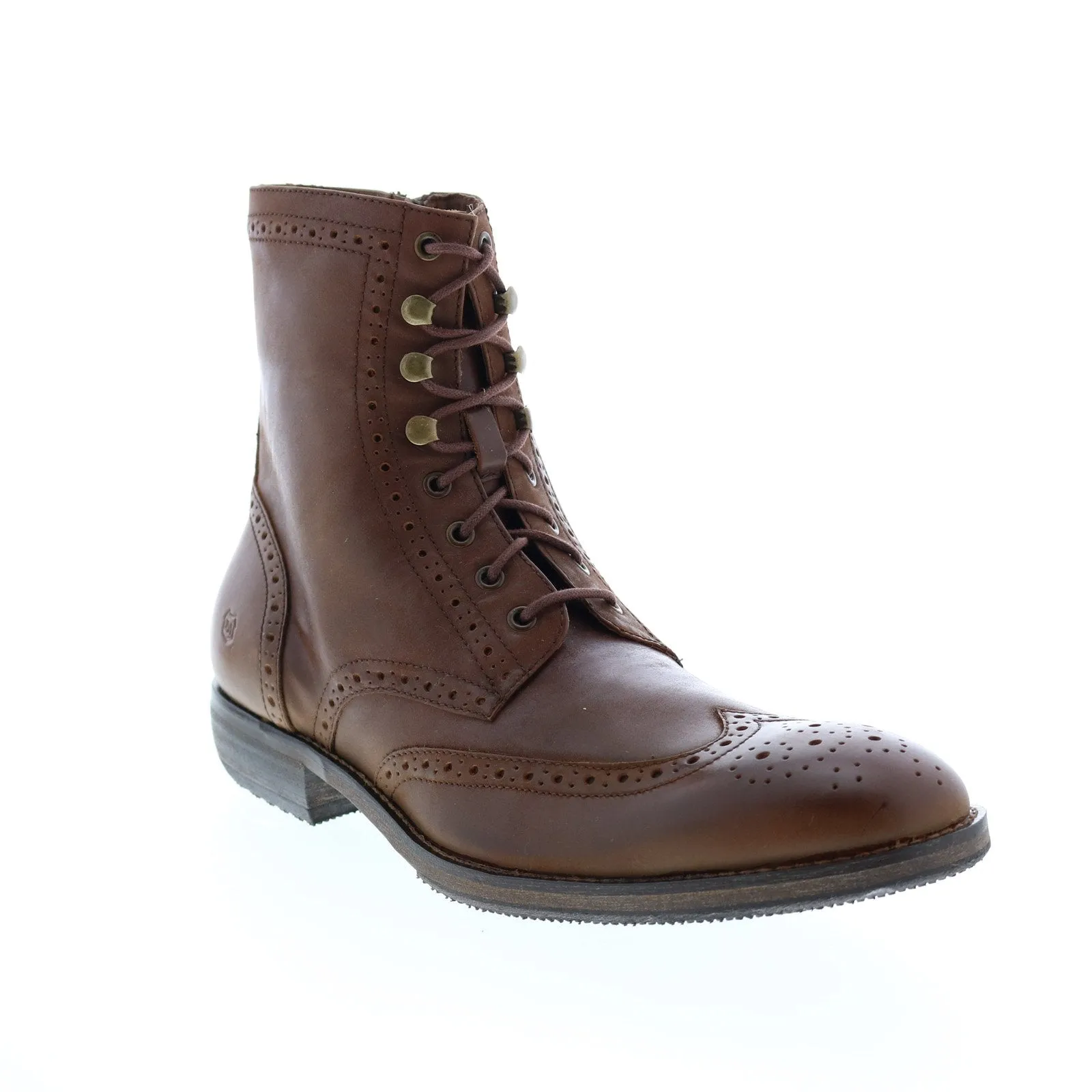 Andrew Marc Hillcrest AM1003-2023 Mens Brown Leather Casual Dress Boots