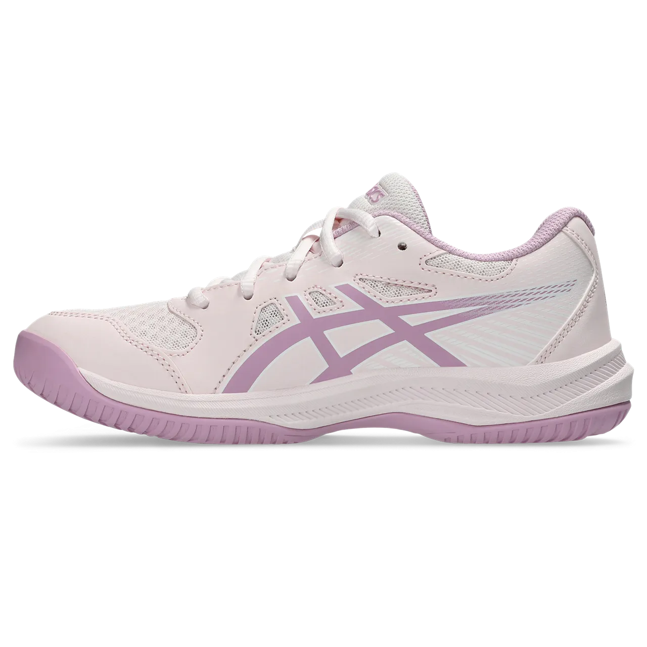 Asics Junior Upcourt 6 Indoor Court Shoes Pale Pink Light Ube