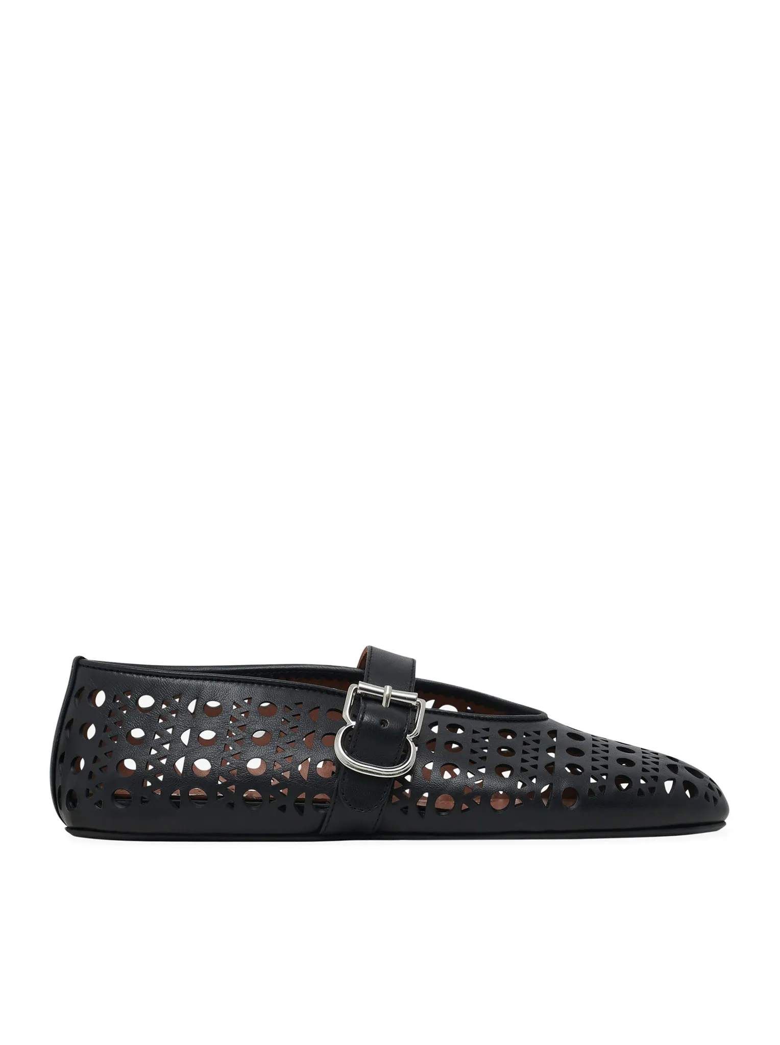 BALLERINAS IN PERFORATED LAMBSKIN