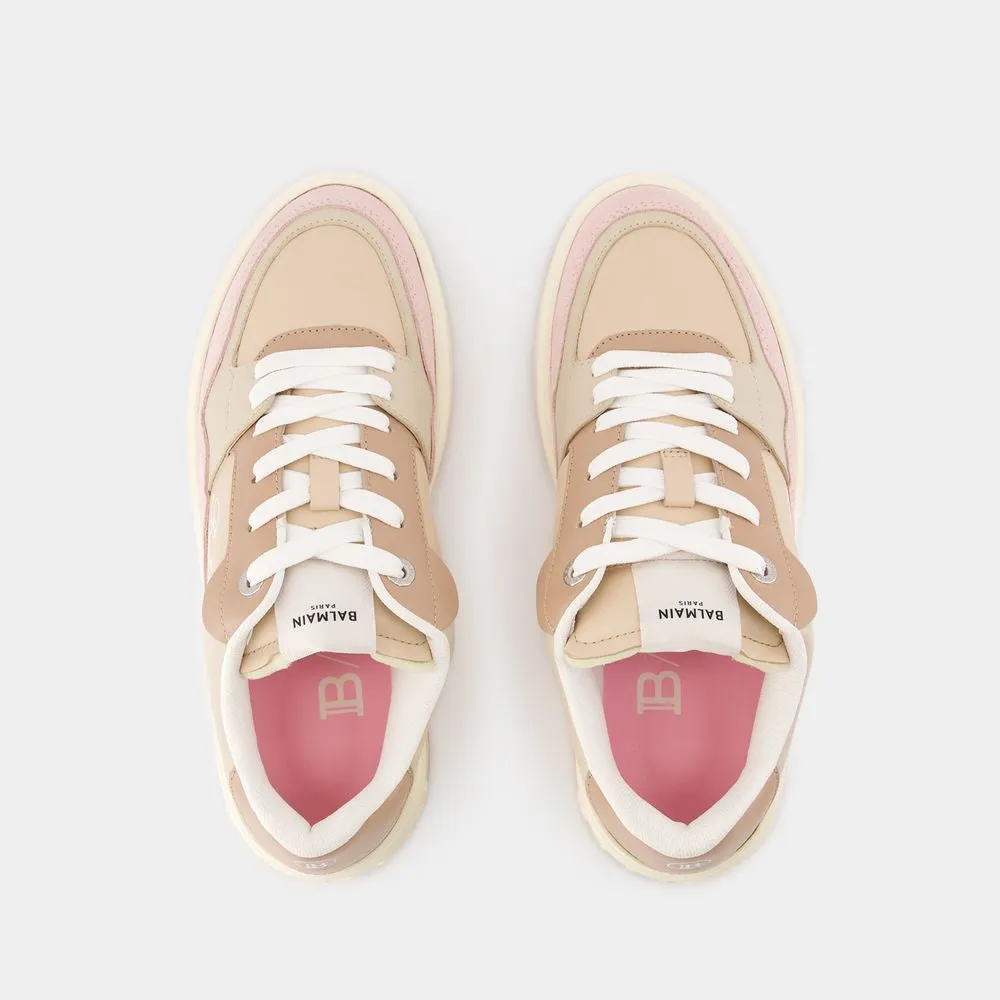 BALMAIN B-Court Mini Flip Sneakers for Women