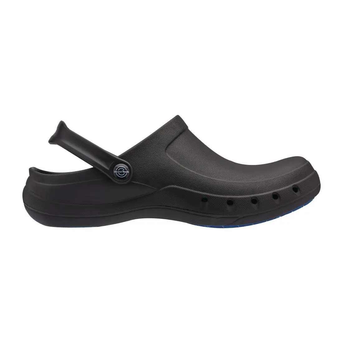 BB678-44.5 WearerTech Revive Clog Black Size 10