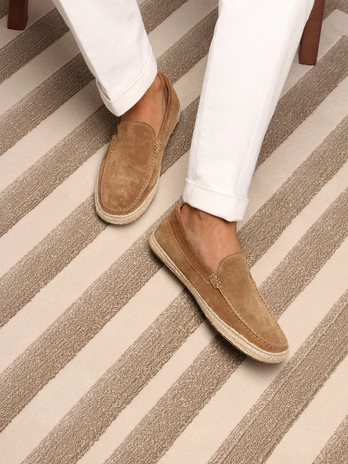 Beige Suede Seaside Loafer