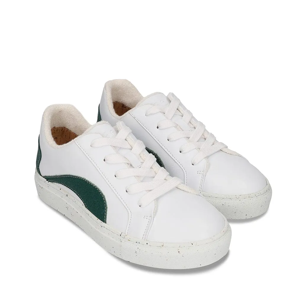 Berlin Unisex Piñatex & Apple Leather Vegan Sneakers | Green