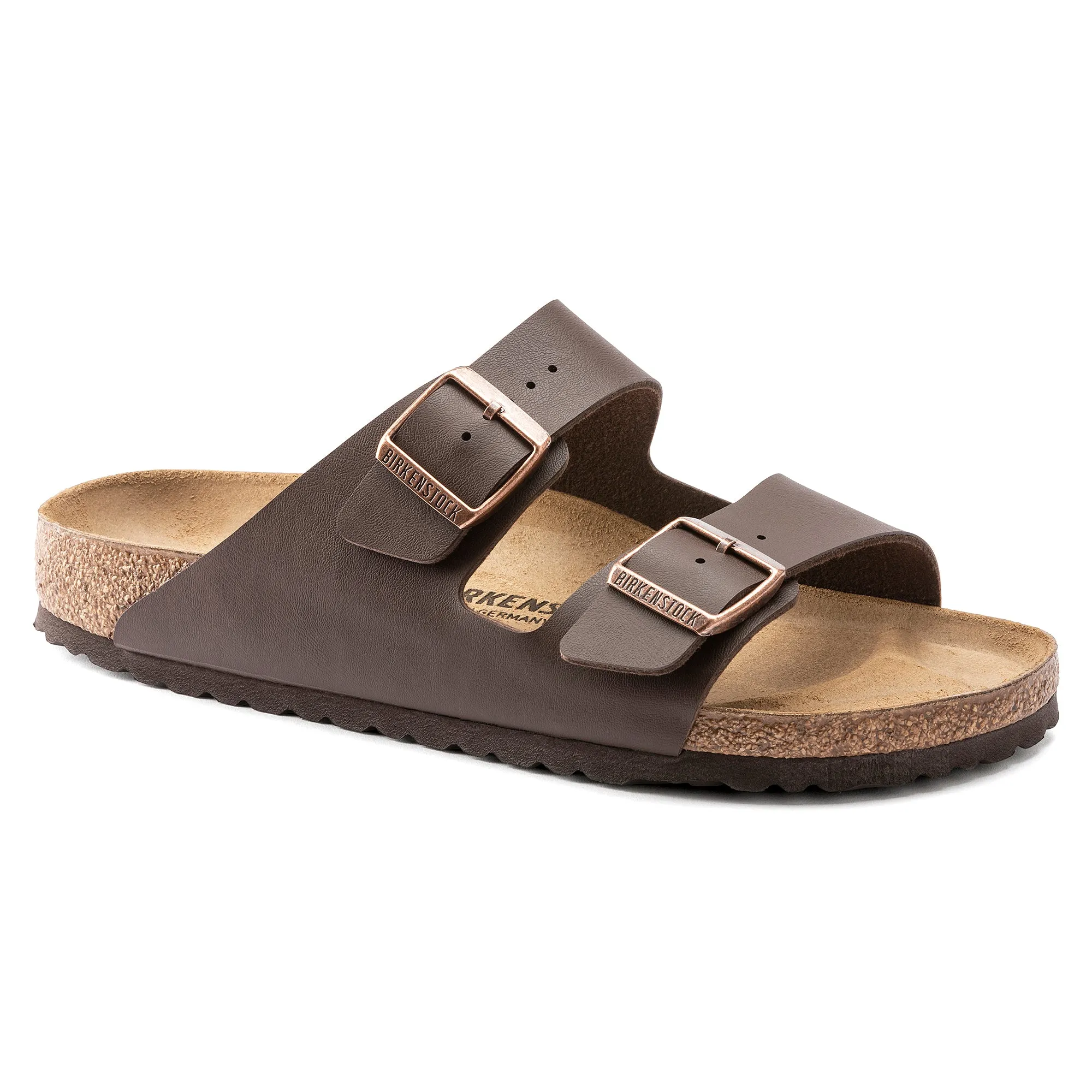 Birkenstock Arizona Dark Brown Birko-Flor (Narrow)