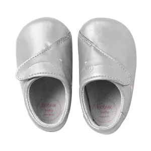 Bobux new-b baby shoe Babydoll Silver