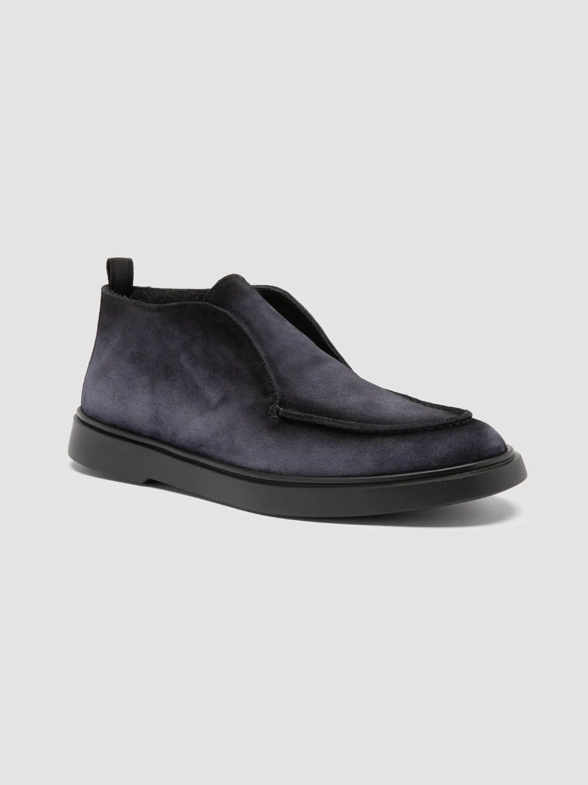 BONES 010 - Blue Suede Chukka Boots