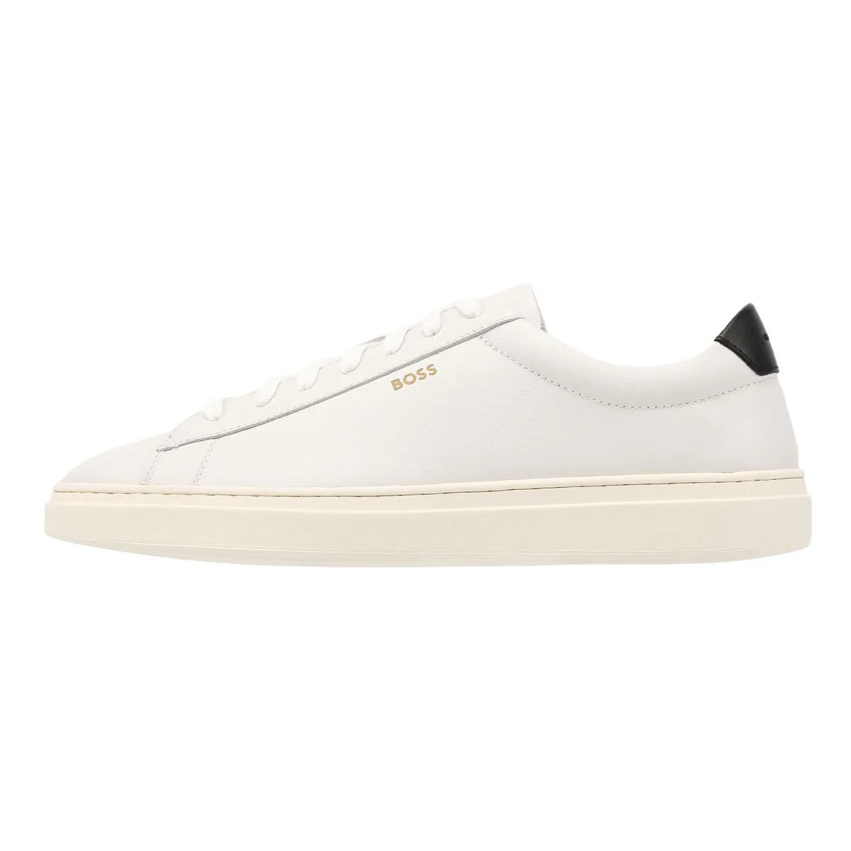 Boss Kieran Tennis Leather Men's White Trainers