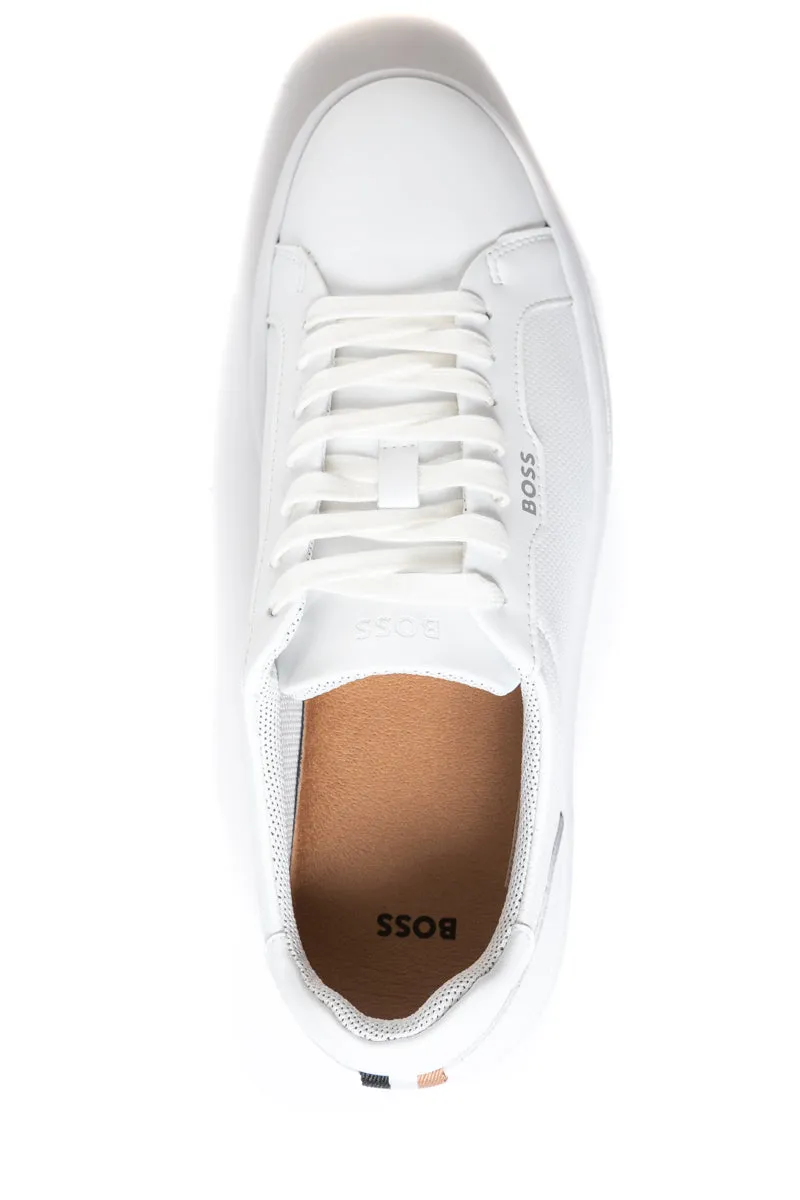 BOSS Ribeira_Tenn_Mclt Trainer in White