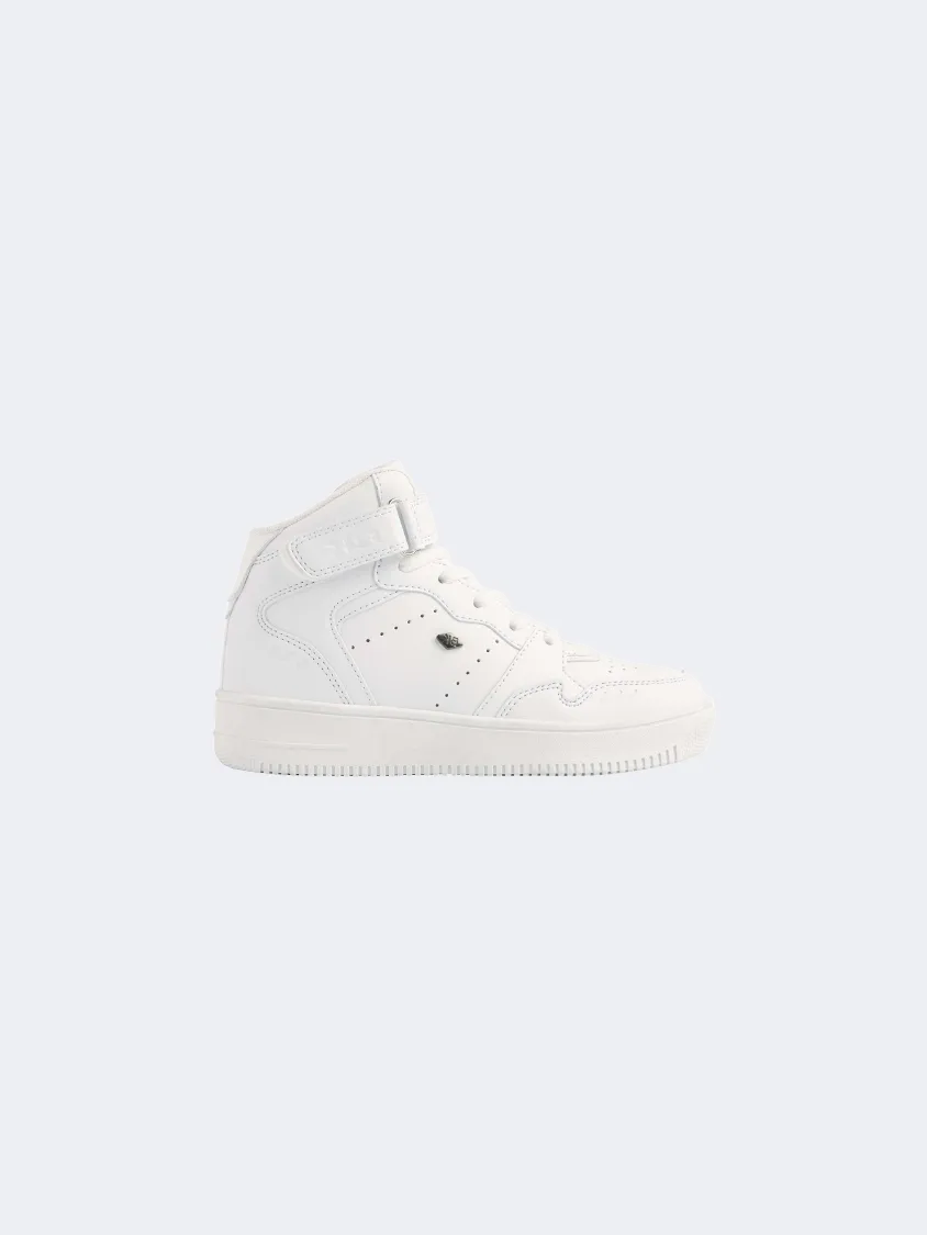 British Knight Aura Mid Unisex Lifestyle Shoes White/White