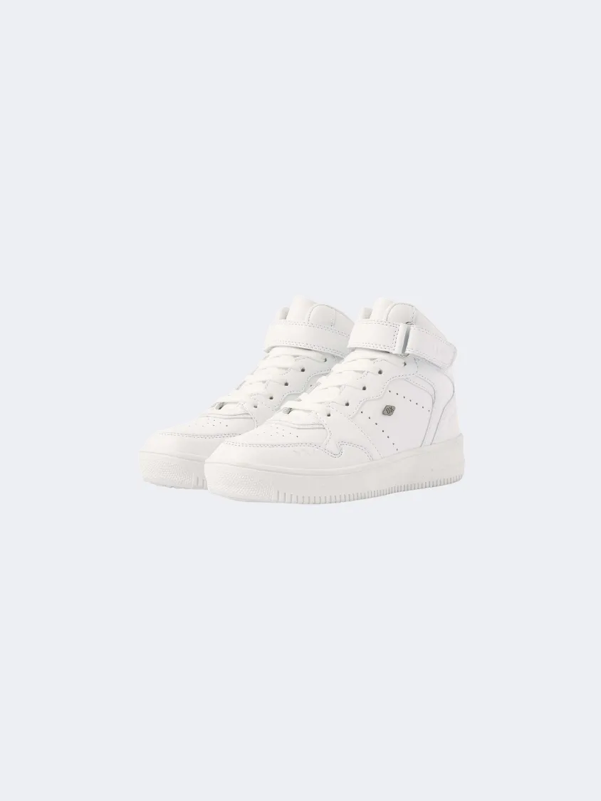 British Knight Aura Mid Unisex Lifestyle Shoes White/White