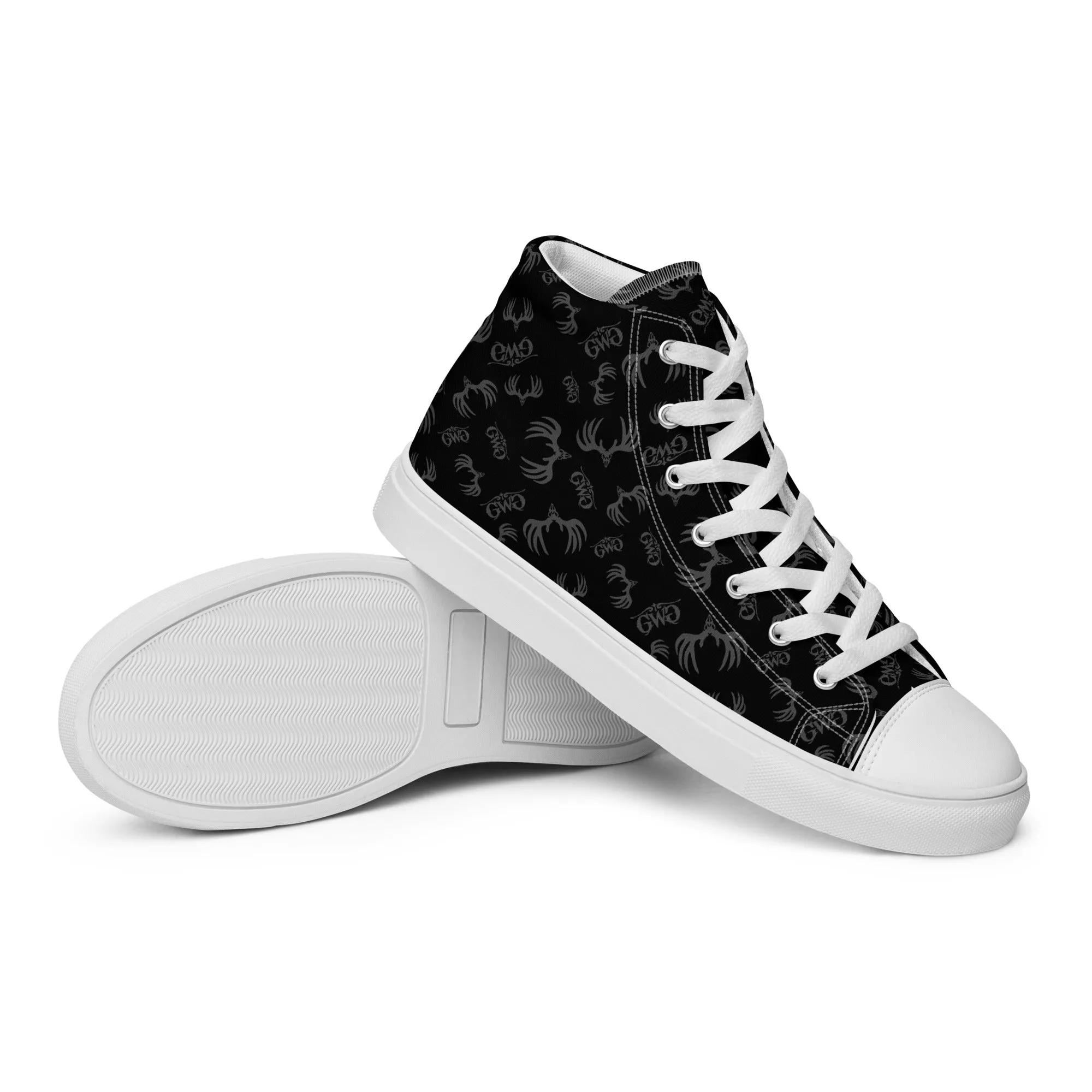 Buck Burnout High Top Canvas Shoes