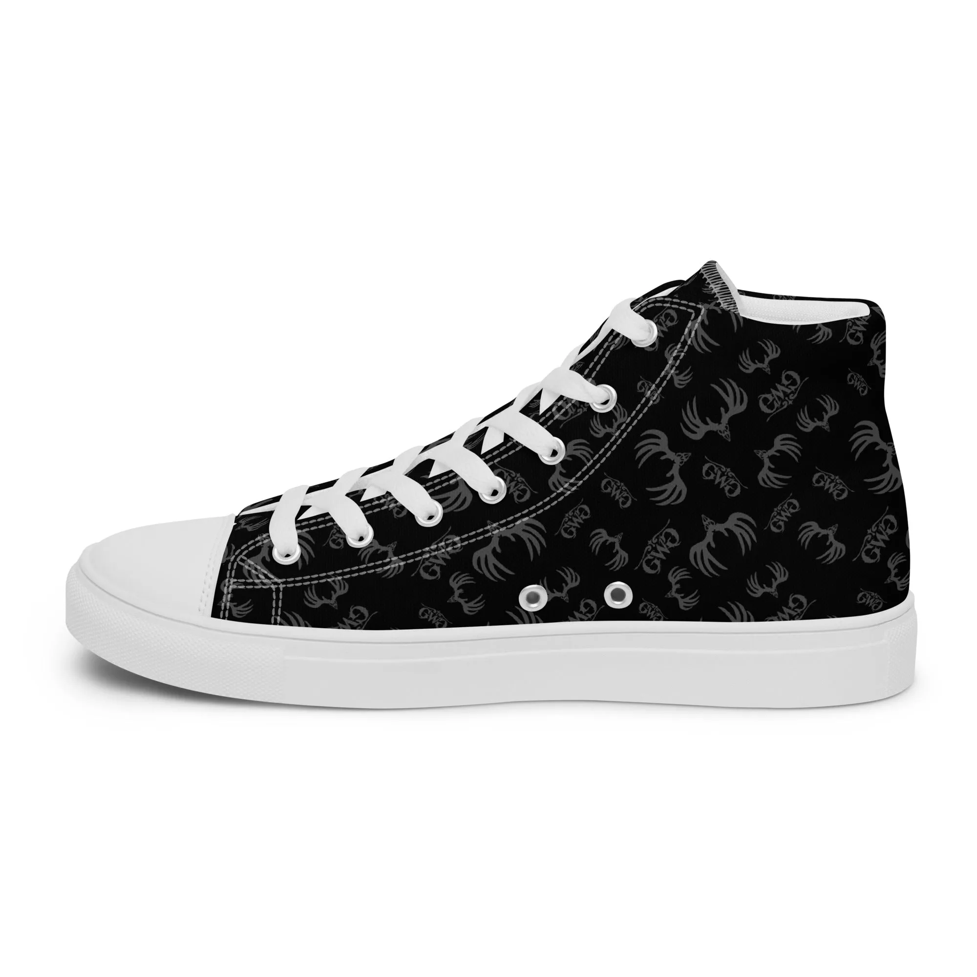 Buck Burnout High Top Canvas Shoes