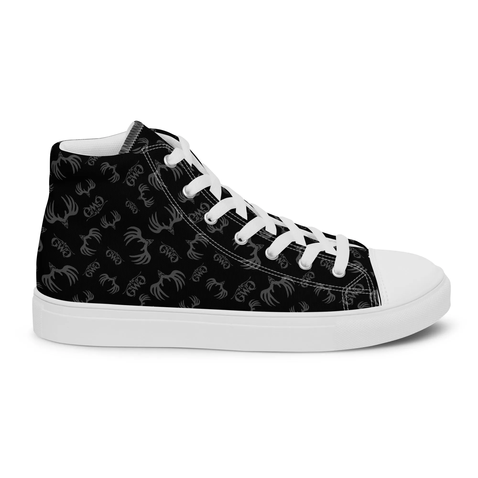 Buck Burnout High Top Canvas Shoes