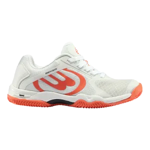 Bullpadel Women's Beker 24 Padel Shoes White Pink