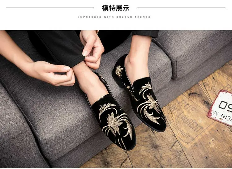 business casual shoes punk nightclub hair stylist increased leather shoes male