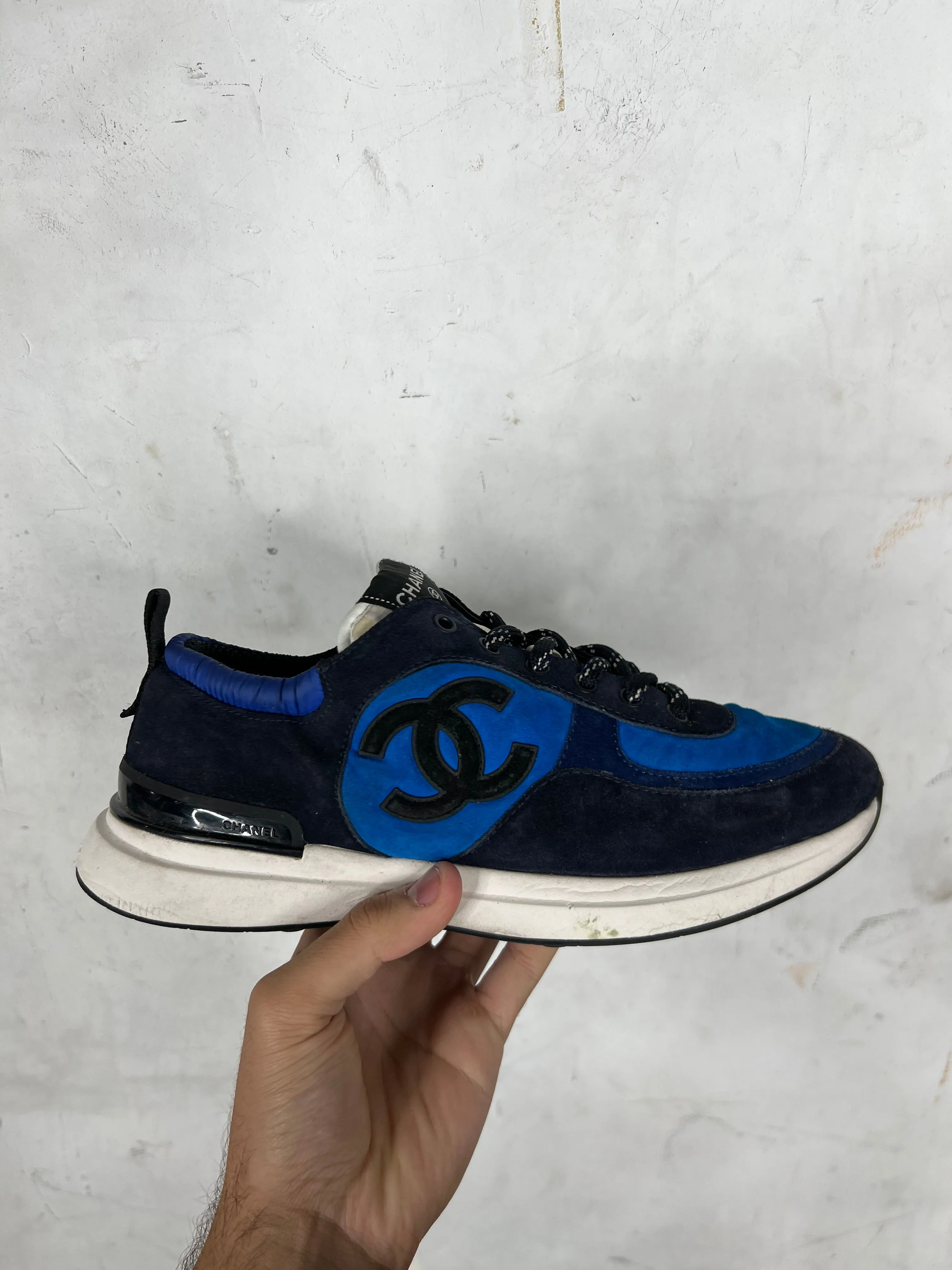 Chanel Suede Trainers